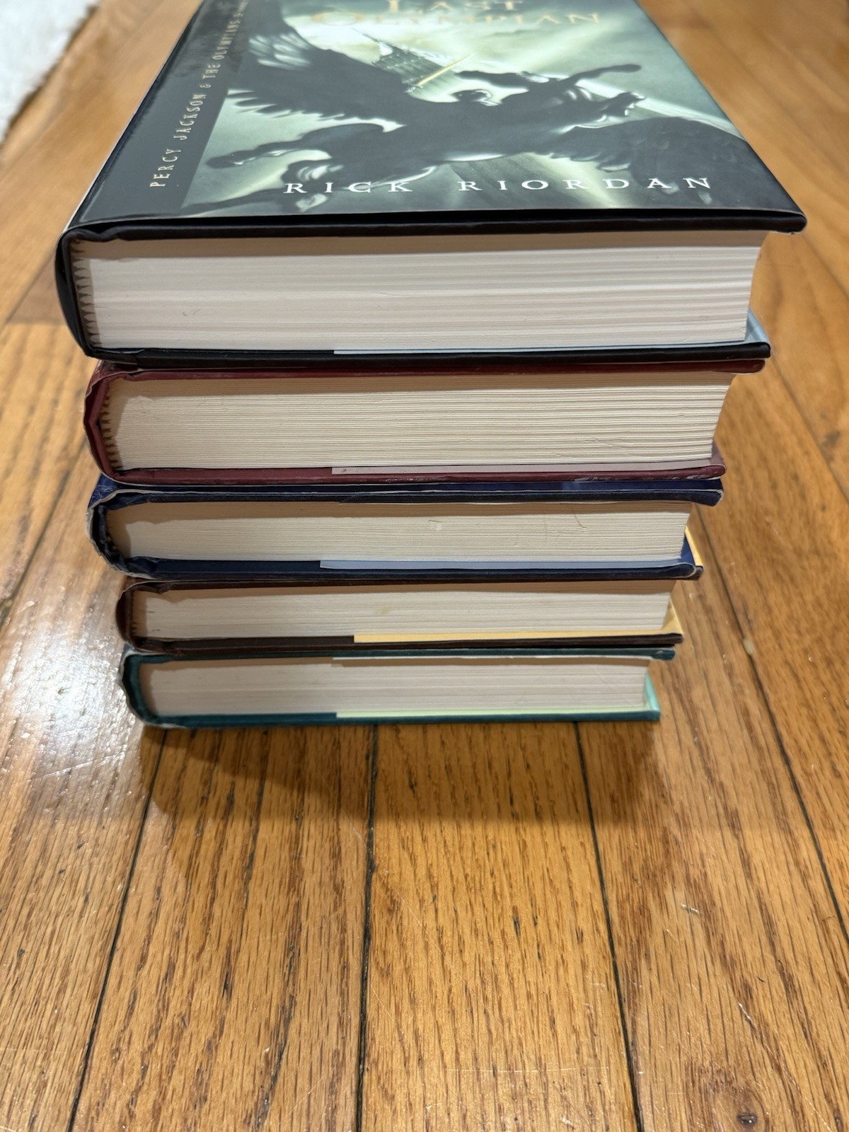 Percy Jackson Olympians HC Set, Lightning Thief Series 1st Ed OOP—VERY GOOD