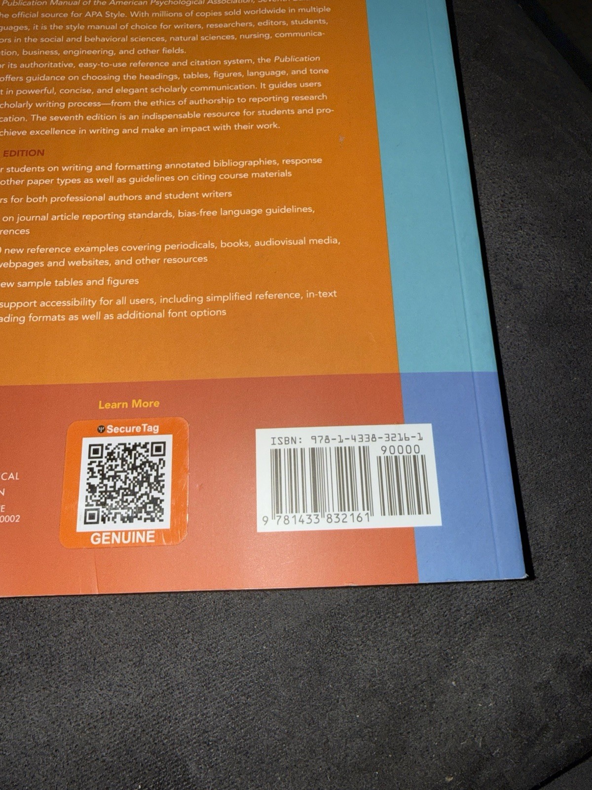 7th Edition of the American Psychological Association