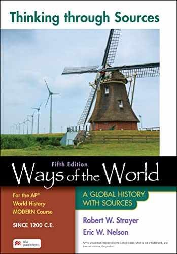 Thinking Through Sources for – Paperback, by Strayer Robert; Nelson – Very Good