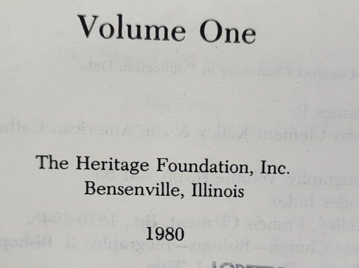 1980 The Heritage Foundation THE AMERICAN CATHOLIC DREAM Francis Kelley GAFFEY