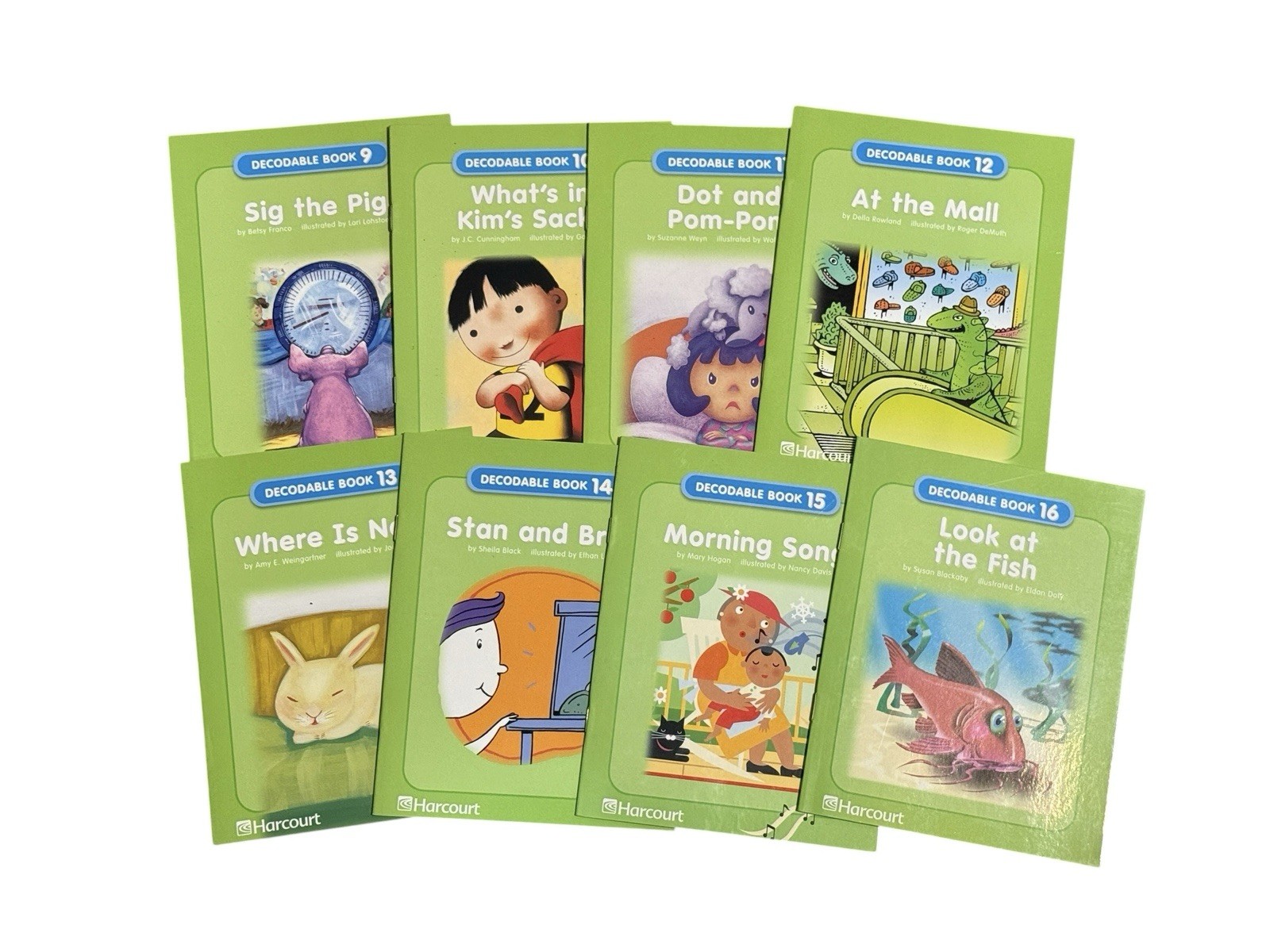 Decodable Books Lot of 25 Harcourt School Publishers Staff Phonics Readers
