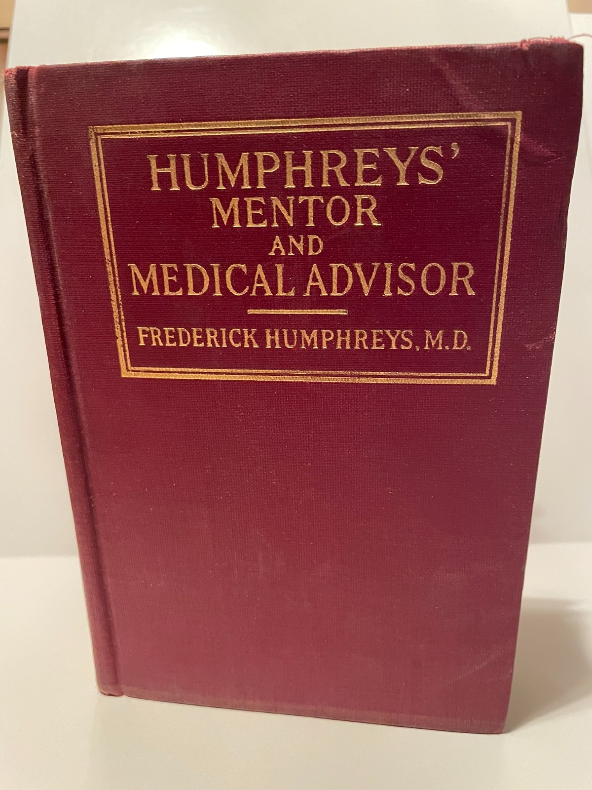 Humphreys’ Mentor and Medical Advisor, Frederick Humphreys (1926)