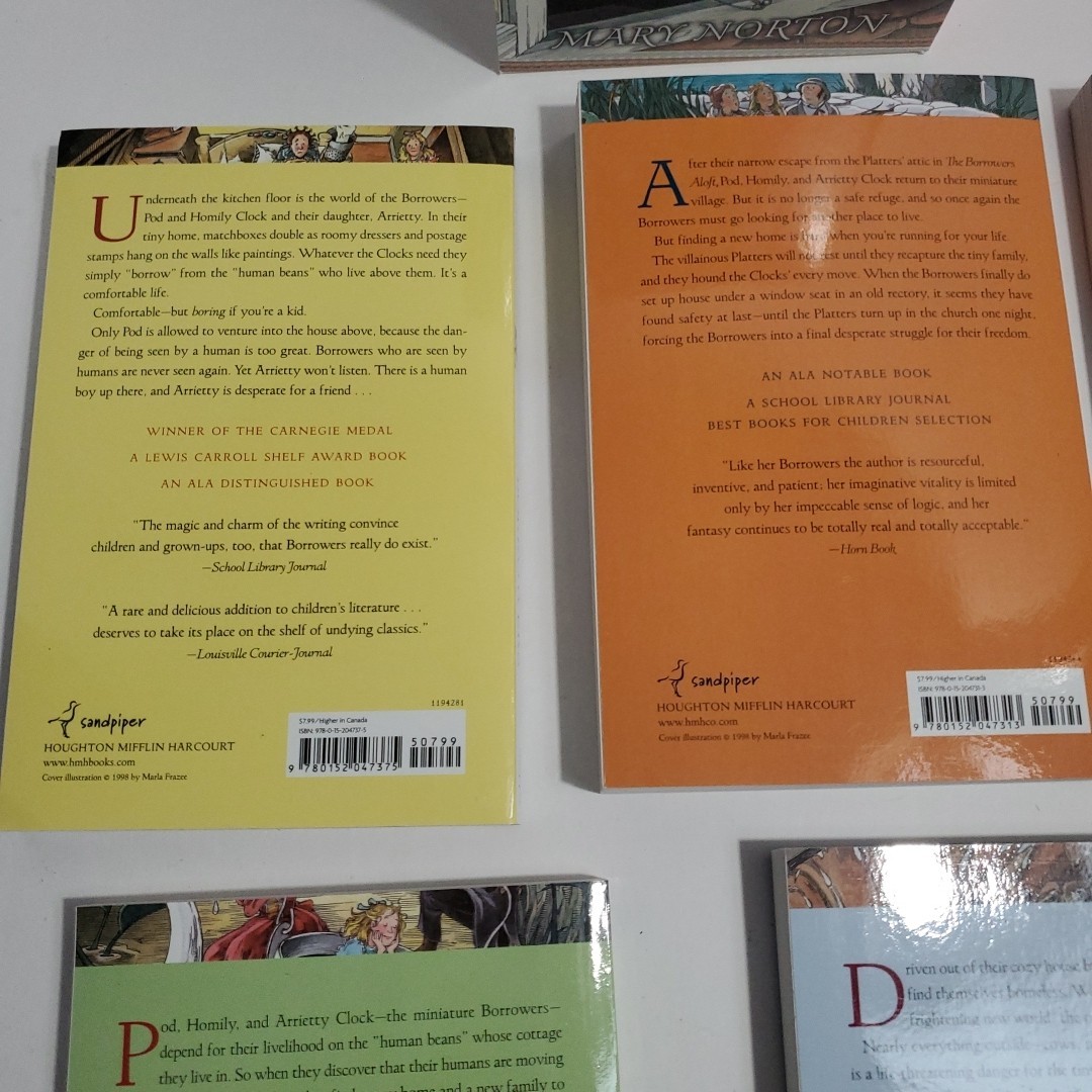 The Complete Adventures of the Borrowers Box Set of 5 Books
