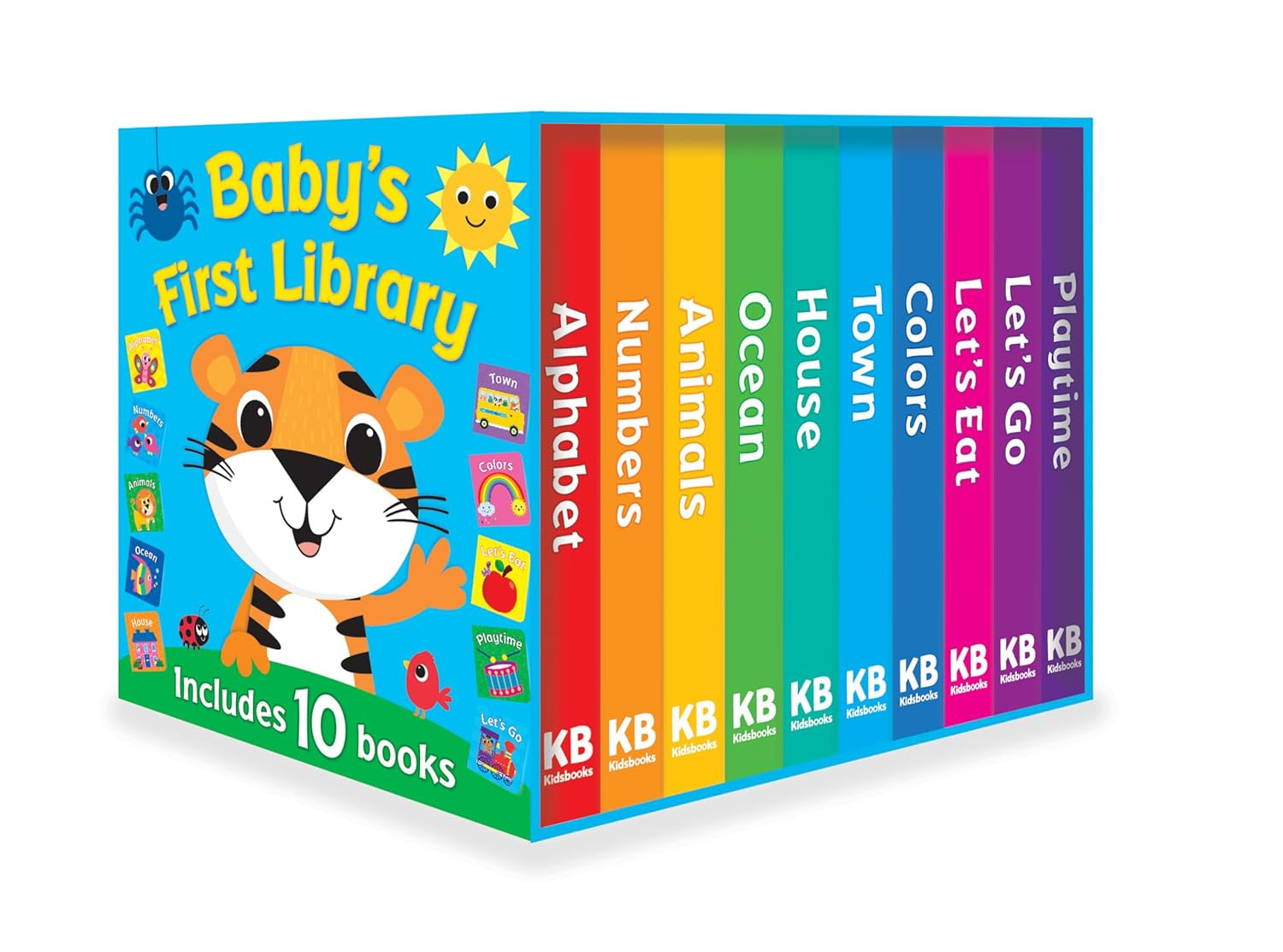 Baby’s First Library 10-Book Set – Board Book Set for Babies and Toddlers, Ages