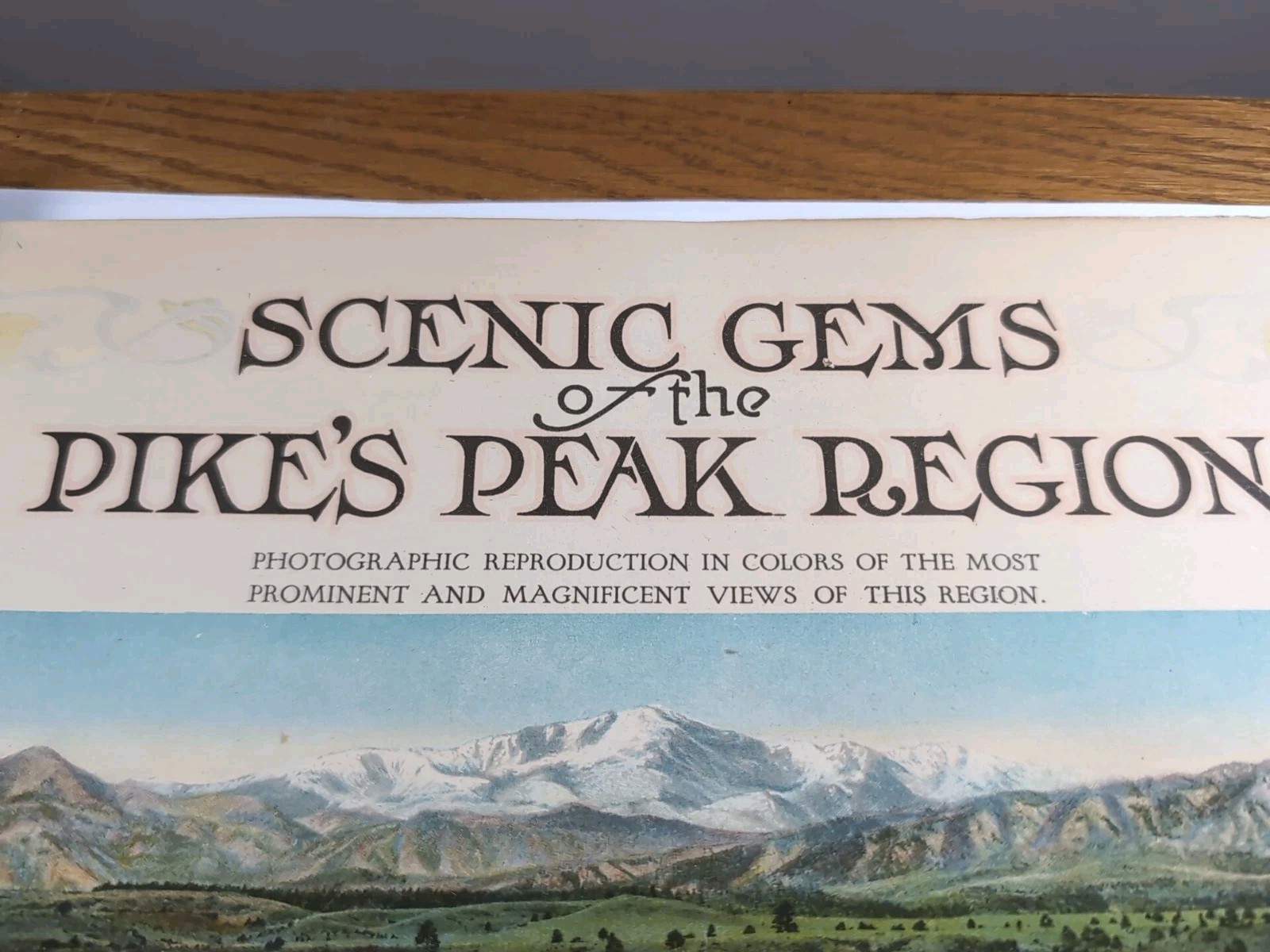 The Pike’s Peak Region Published By H. H. Tammen Co. Denver CO 10.5″x8.5″x .25″