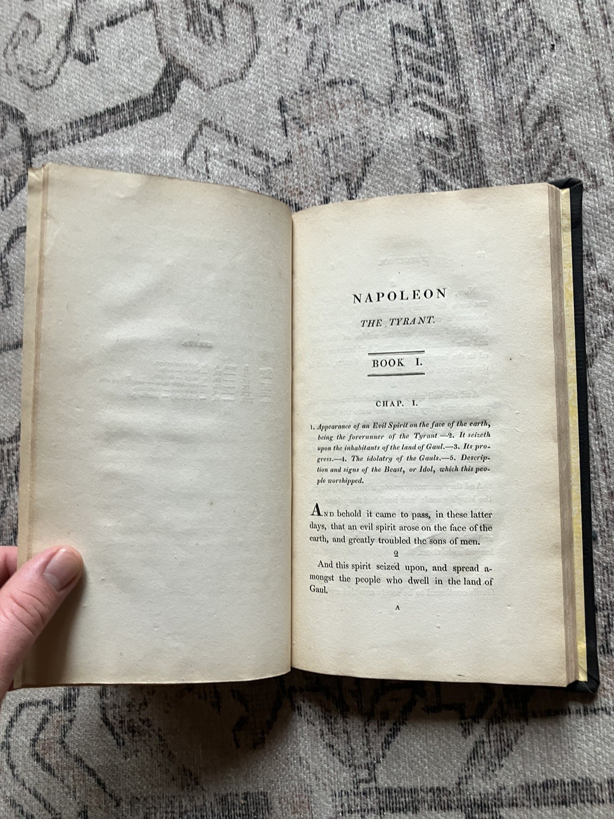 BOOK OF MORMON INSPIRATION? BOOK OF NAPOLEON 1809 Eliakim the Scribe