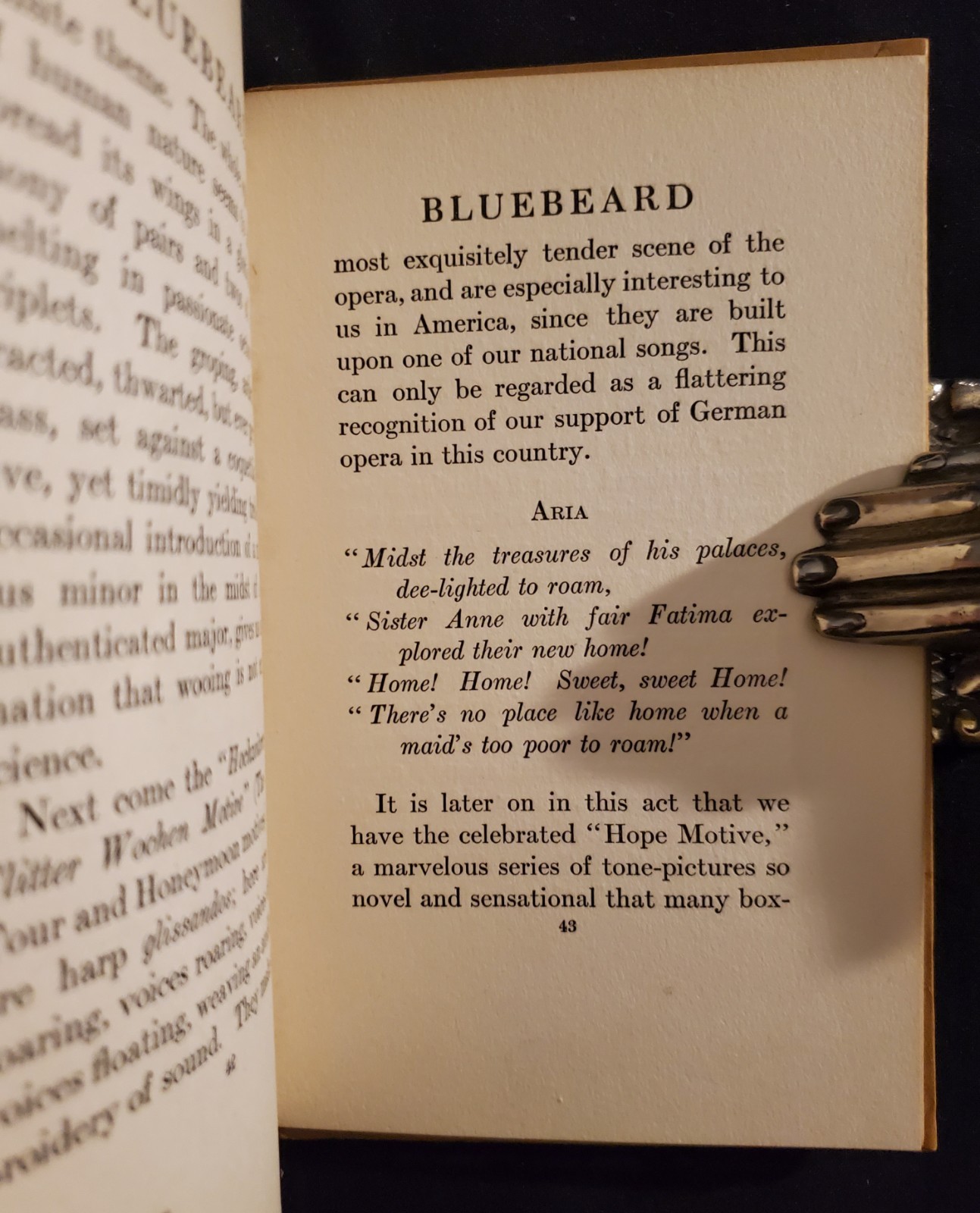 Orig. Vintage book: BLUEBEARD Musical by Kate Douglas Wiggin, 1914, 58 pages