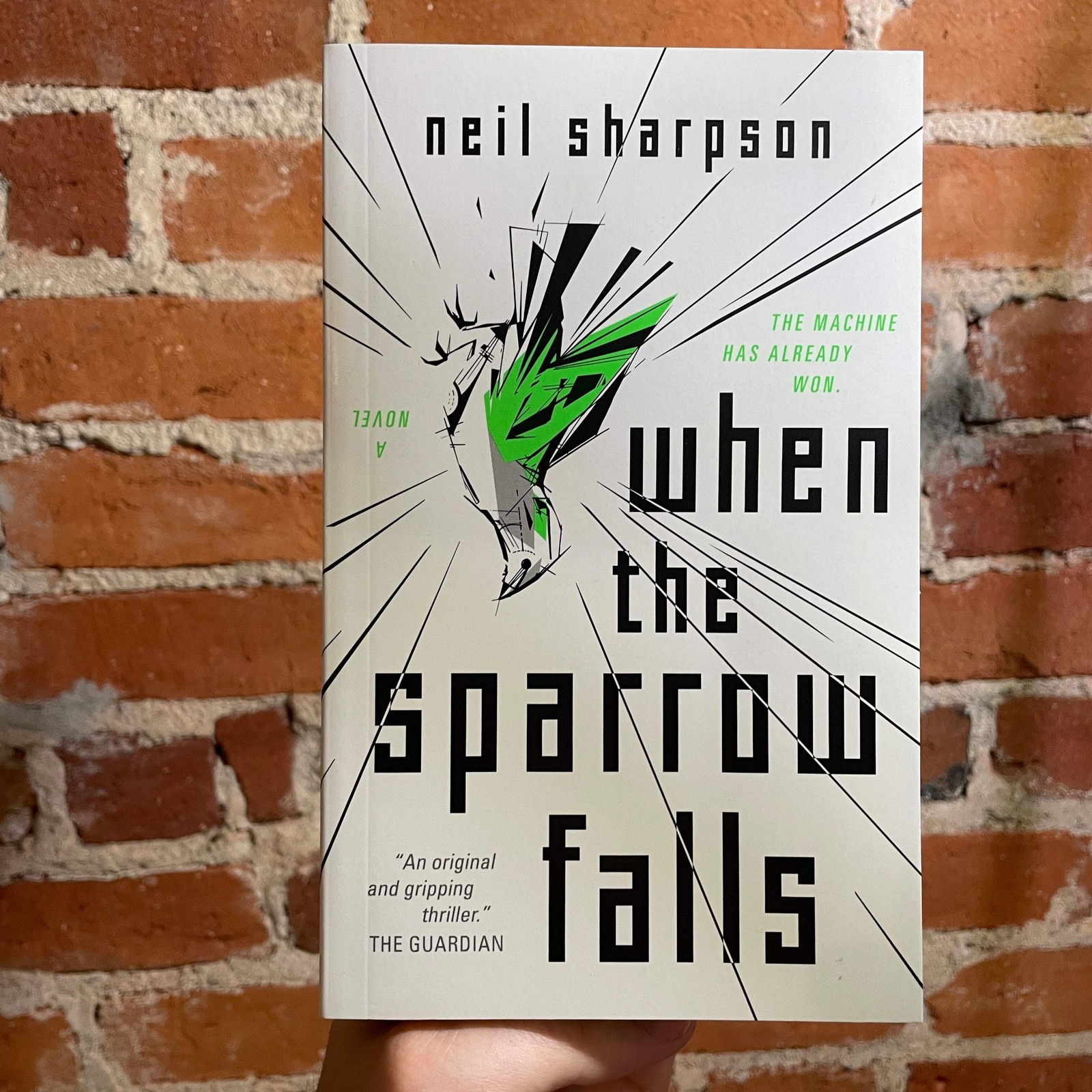 When the Sparrow Falls – Neil Sharpson – 2021 1st Tor Books Trade Paperback