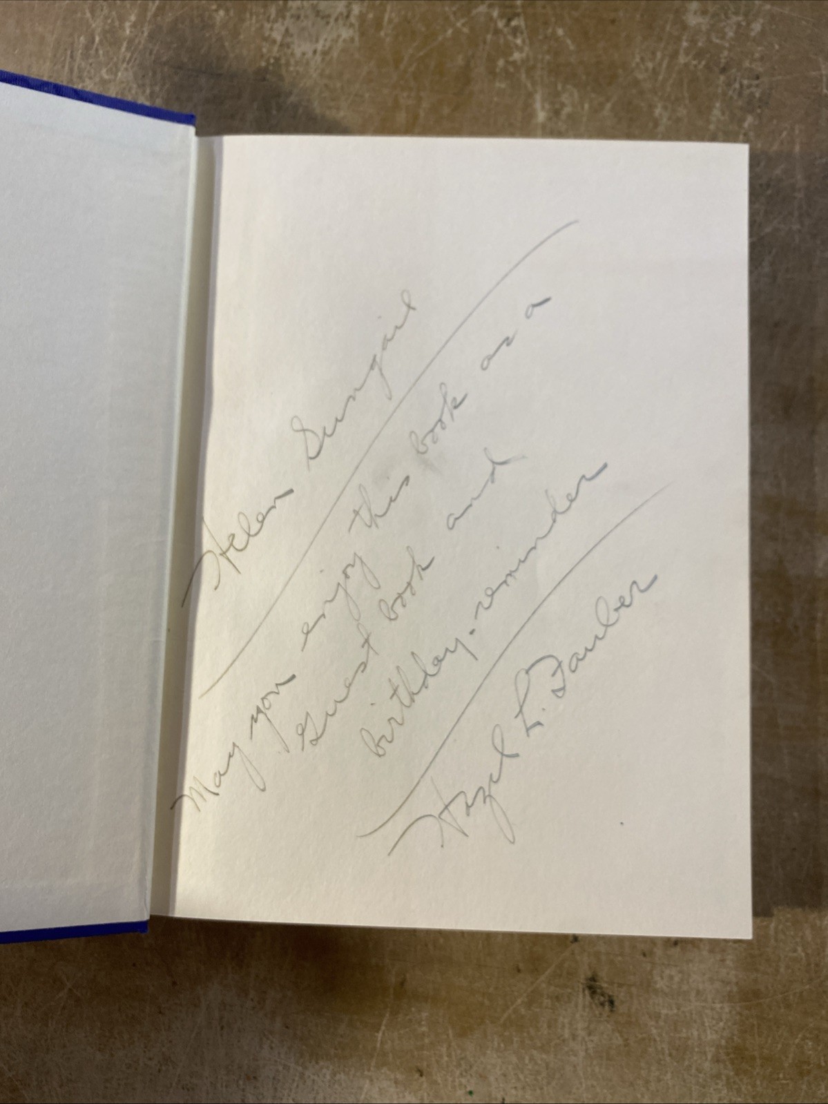The Astrology Birthday Book Hazel Fauber SIGNED 1929 HC DJ w/ Box
