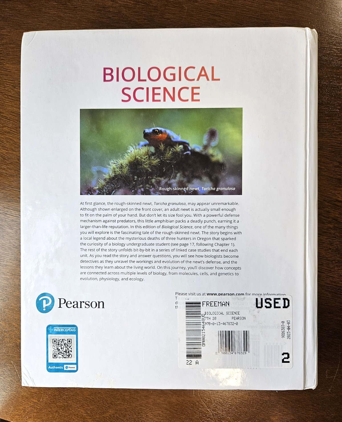 Biological Science Greg Podgorski, Michael Black, Lizabeth Allison, Kim 7th Ed