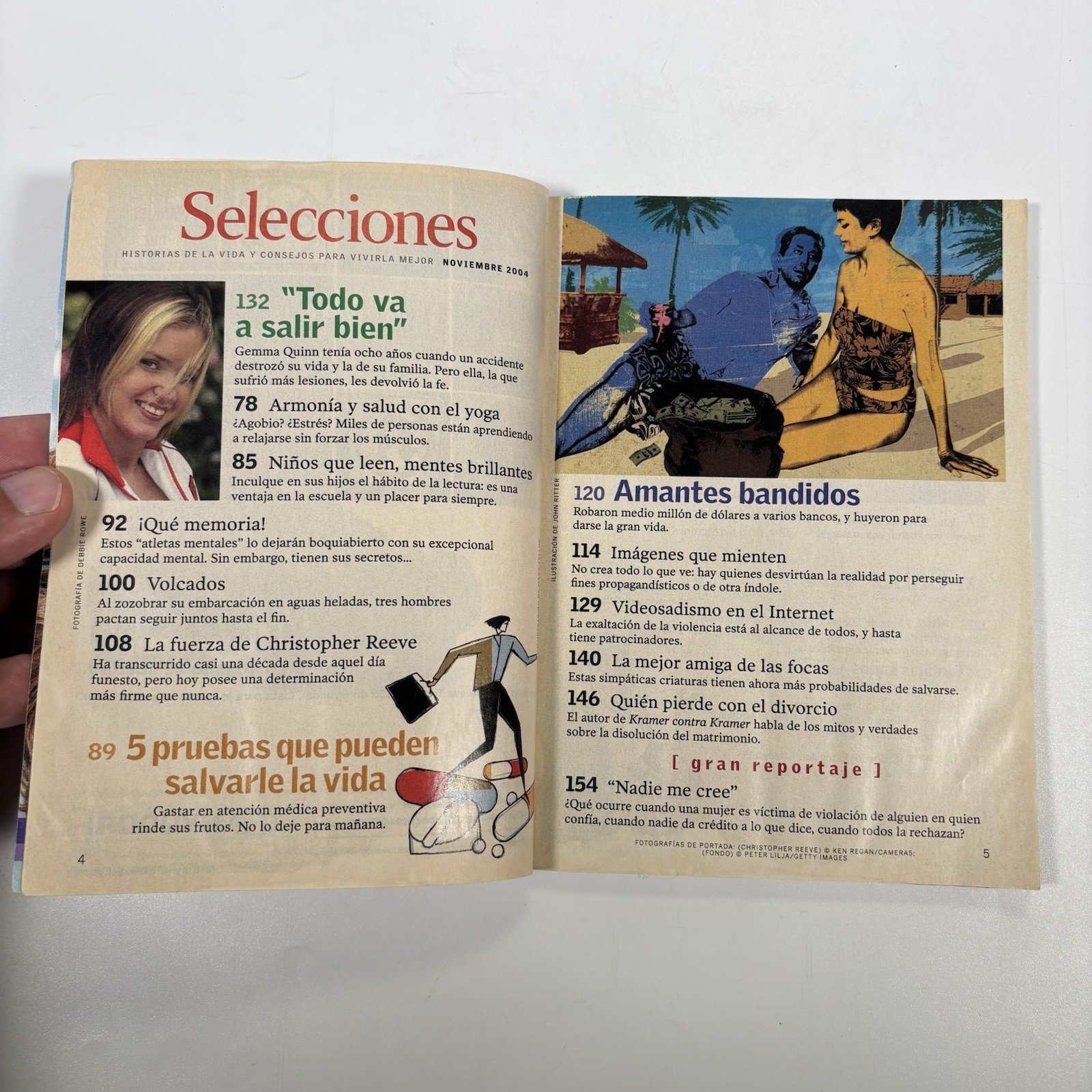 Flaw Christopher Reeve 2004 Zest Soap Ad Selecciones Reader’s Digest Spanish
