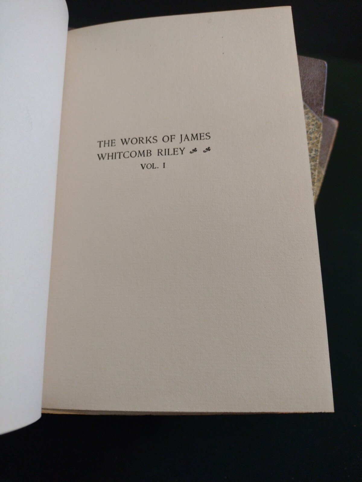 Works Of James Whitcomb Riley 12 volume set Charles Scribner’s Sons 1901-1902