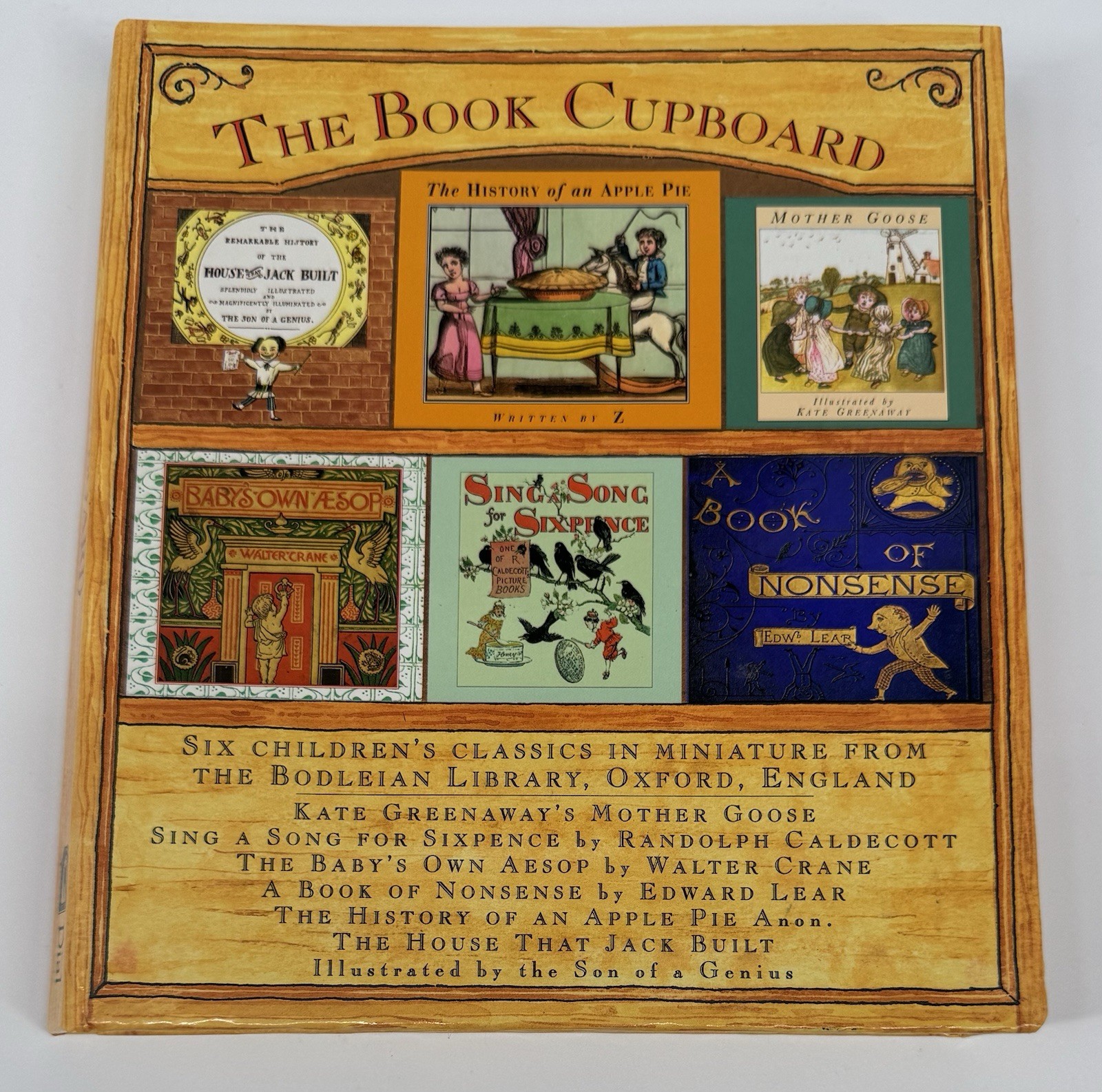 VTG Book Cupboard: 6 Children’s Classics in Miniature From Bodleian Library 1996