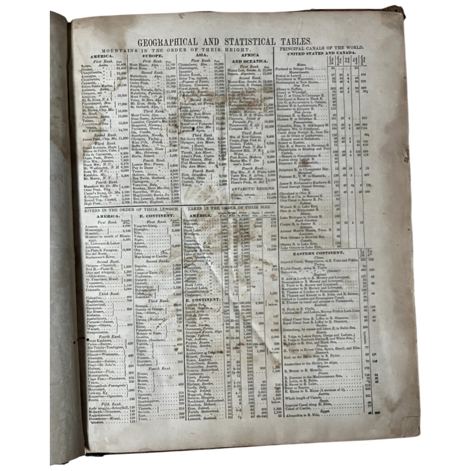 Antique Modern Atlas To Accompany Woodbridge Universal Geography 1840