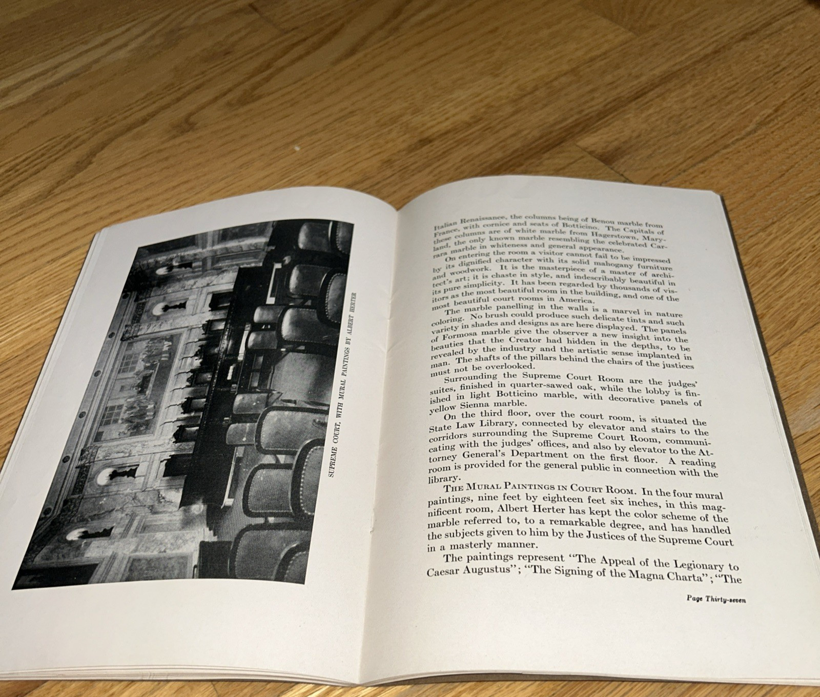 1920s GUIDE BOOK FOR WISCONSIN’S CAPITOL 58 pages with Photos