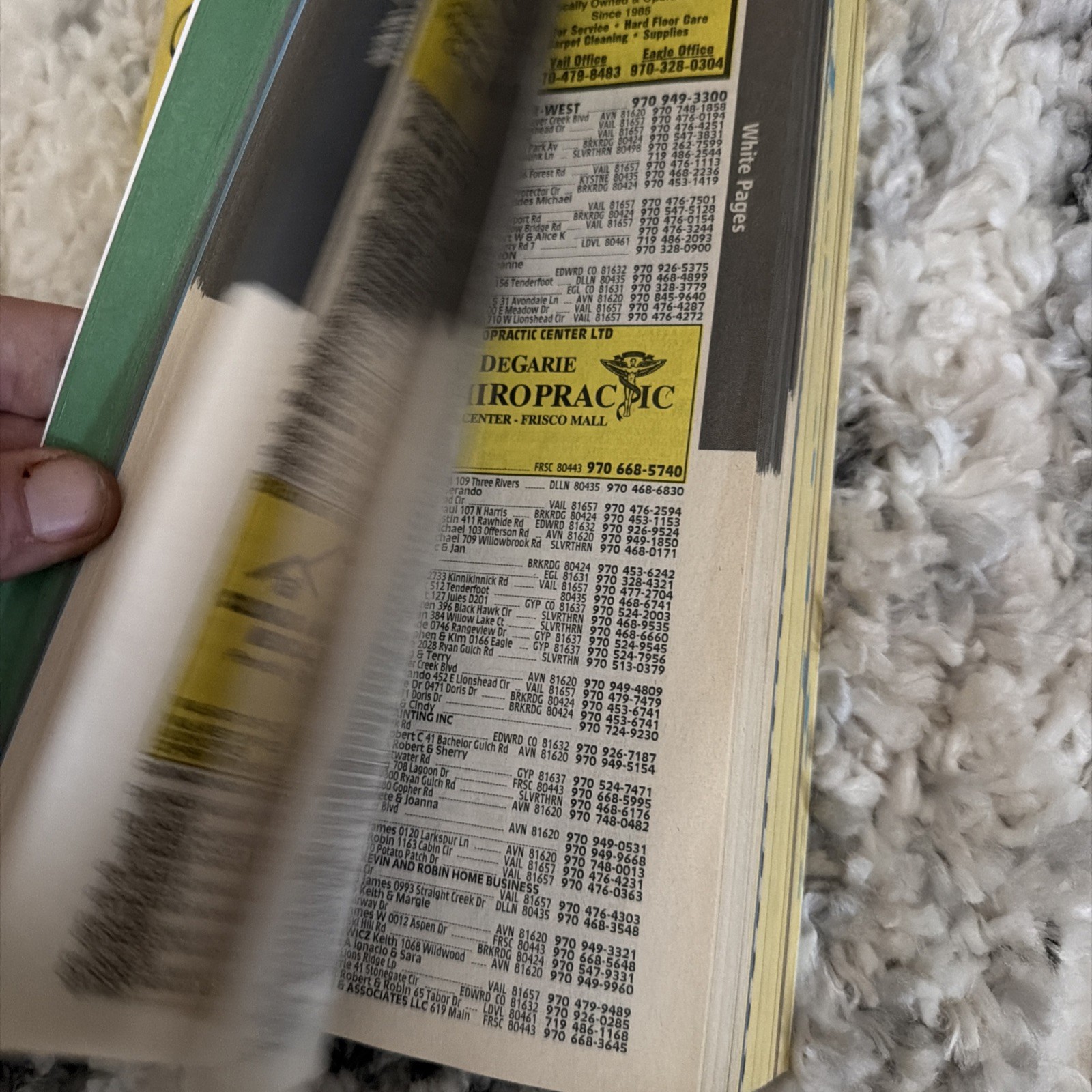 2004 QwestDex VAIL SUMMIT COUNTY/Leadville 719 970 Yellow/White Pages Phone Book