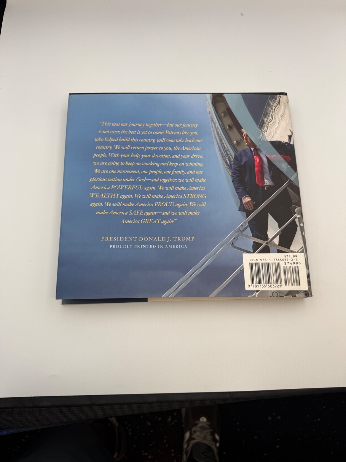 Our Journey Together Donald Trump Hardcover Book Winning Team Publishing 1st Ed