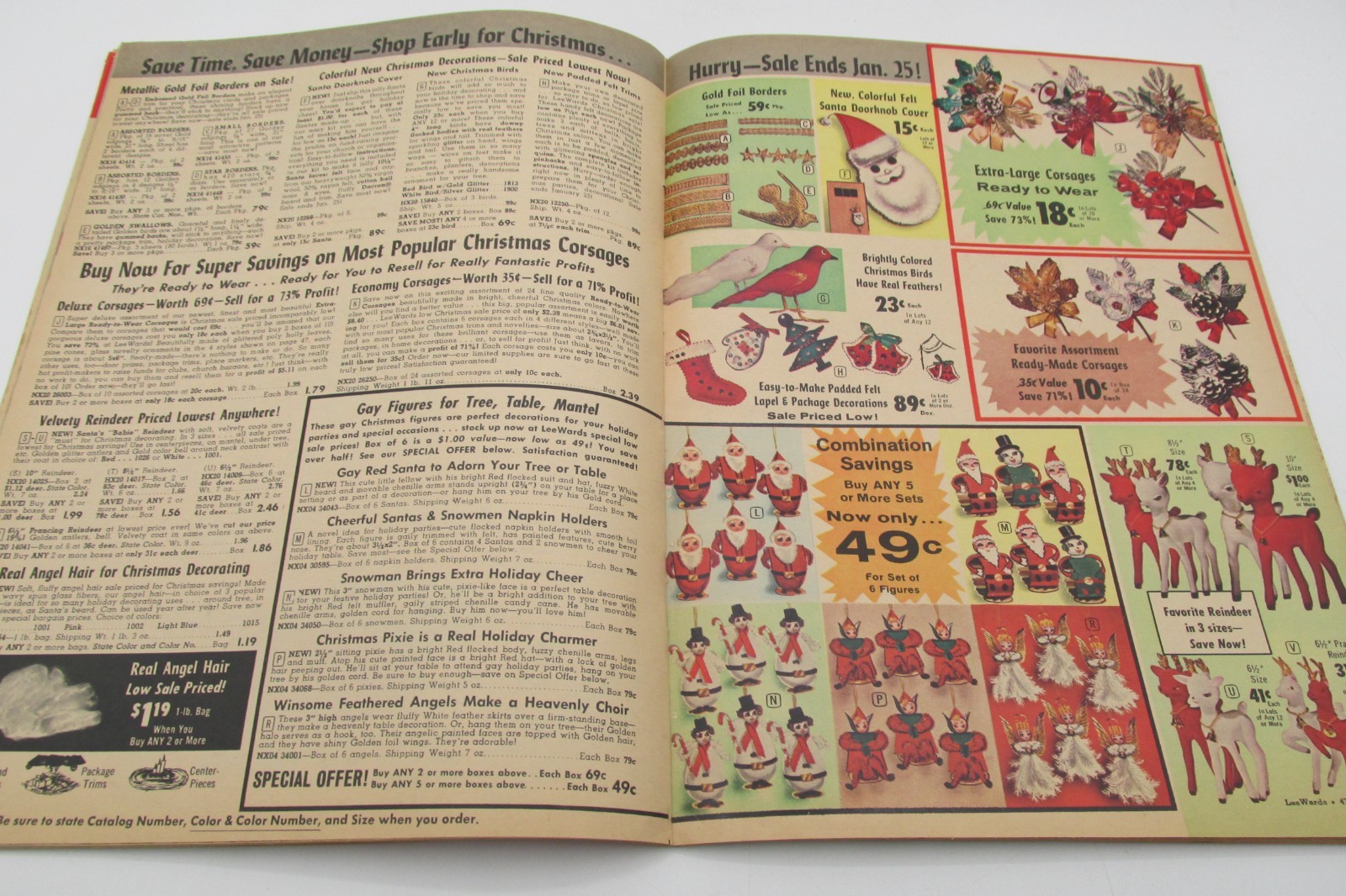 Lee Wards 1964 Christmas Catalog 39 Art Needlework & Hobbycraft Center 80 Pages