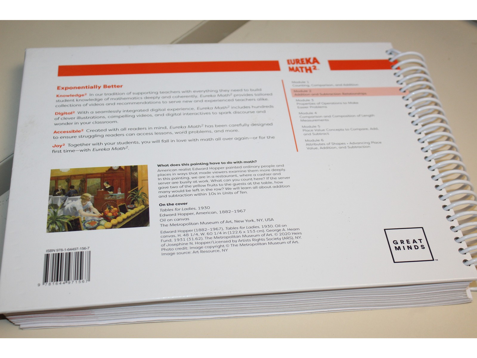 Eureka Math² Squared Grade 1 Module 2 Teacher Book – Weight: 36 oz.