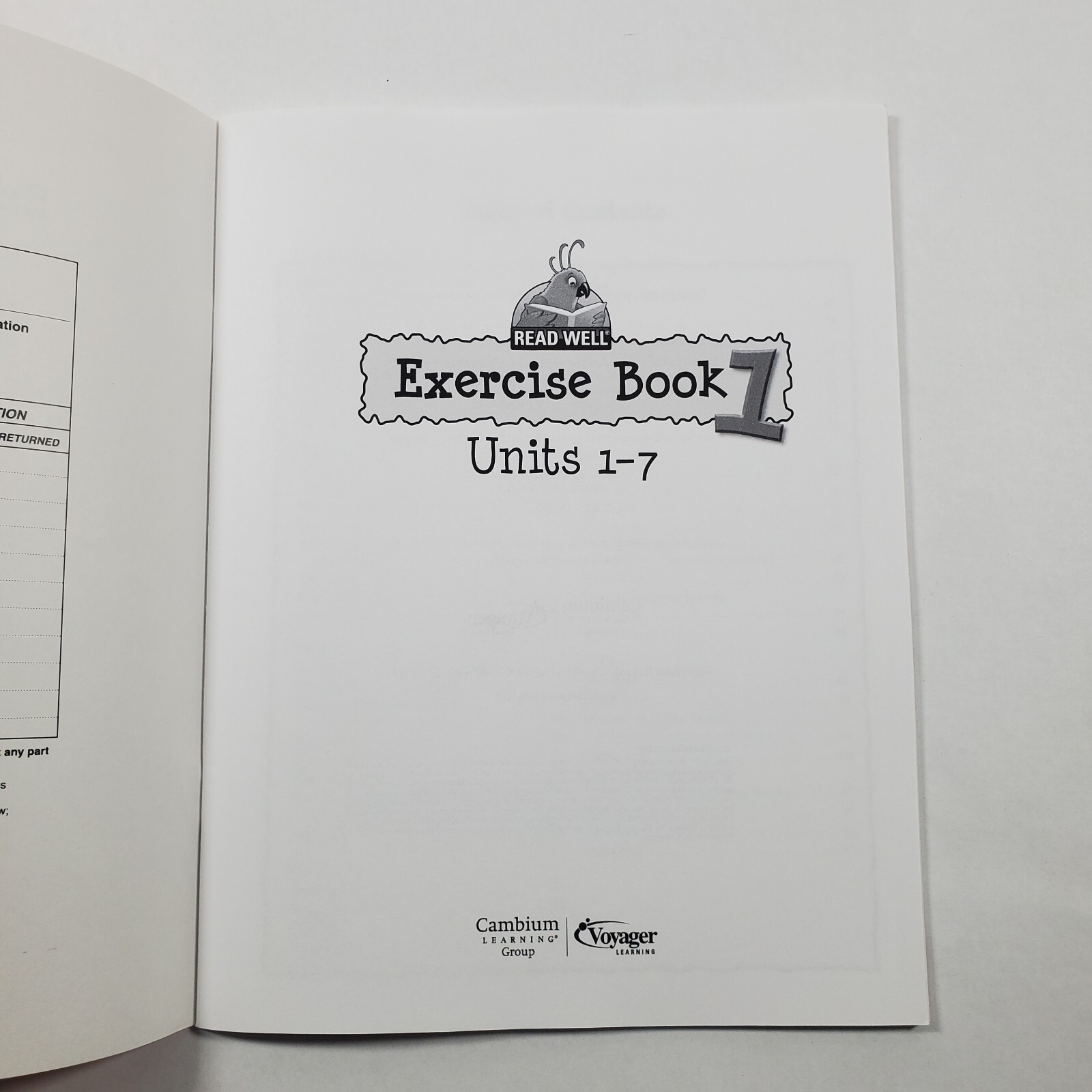 Read Well Level 2 Exercise Books 1-3 Sopris West Voyager Cambium Homeschool