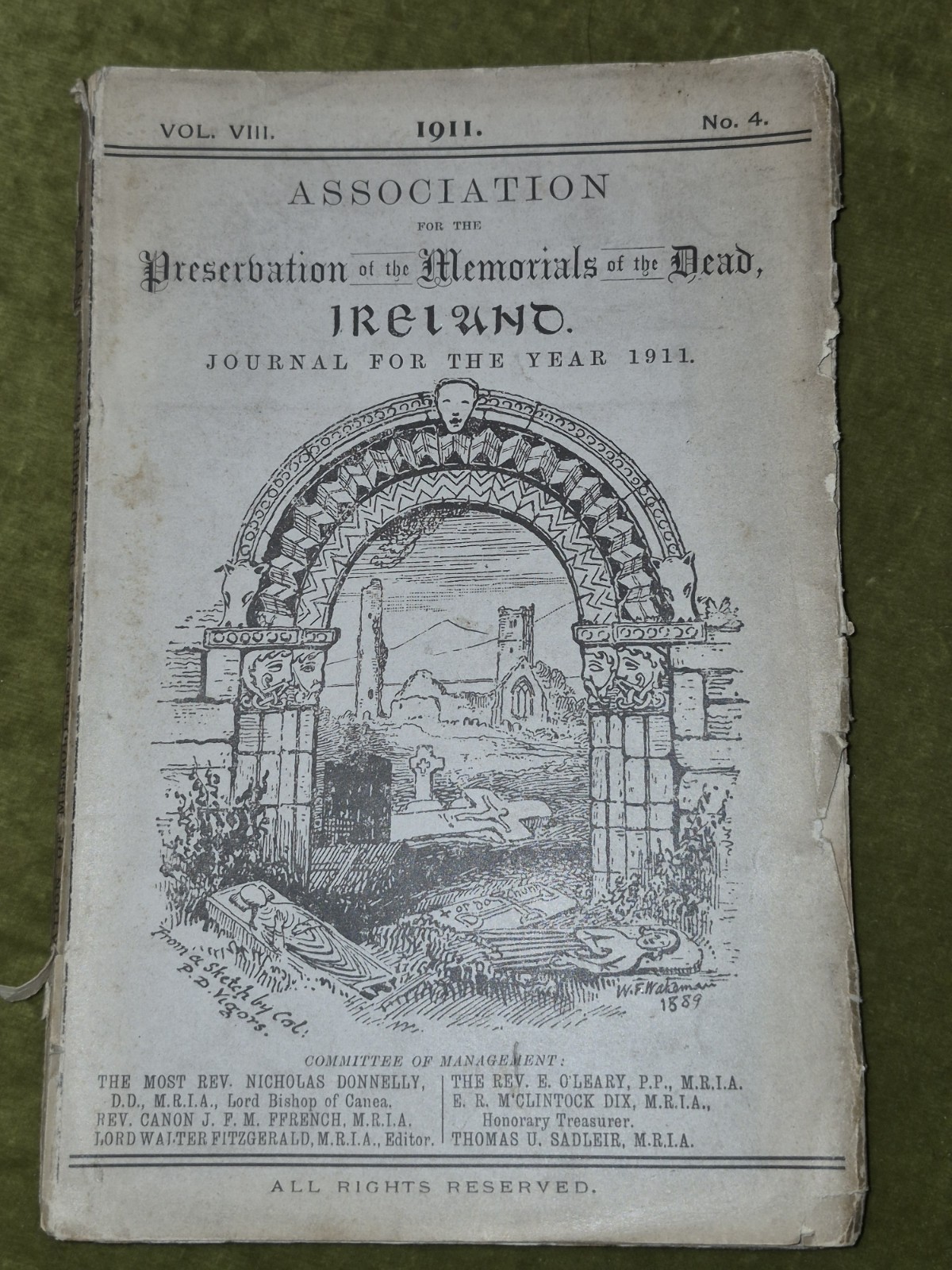 Ireland Preservation of the Memorials of the Dead Assorted Issues 1895-1911