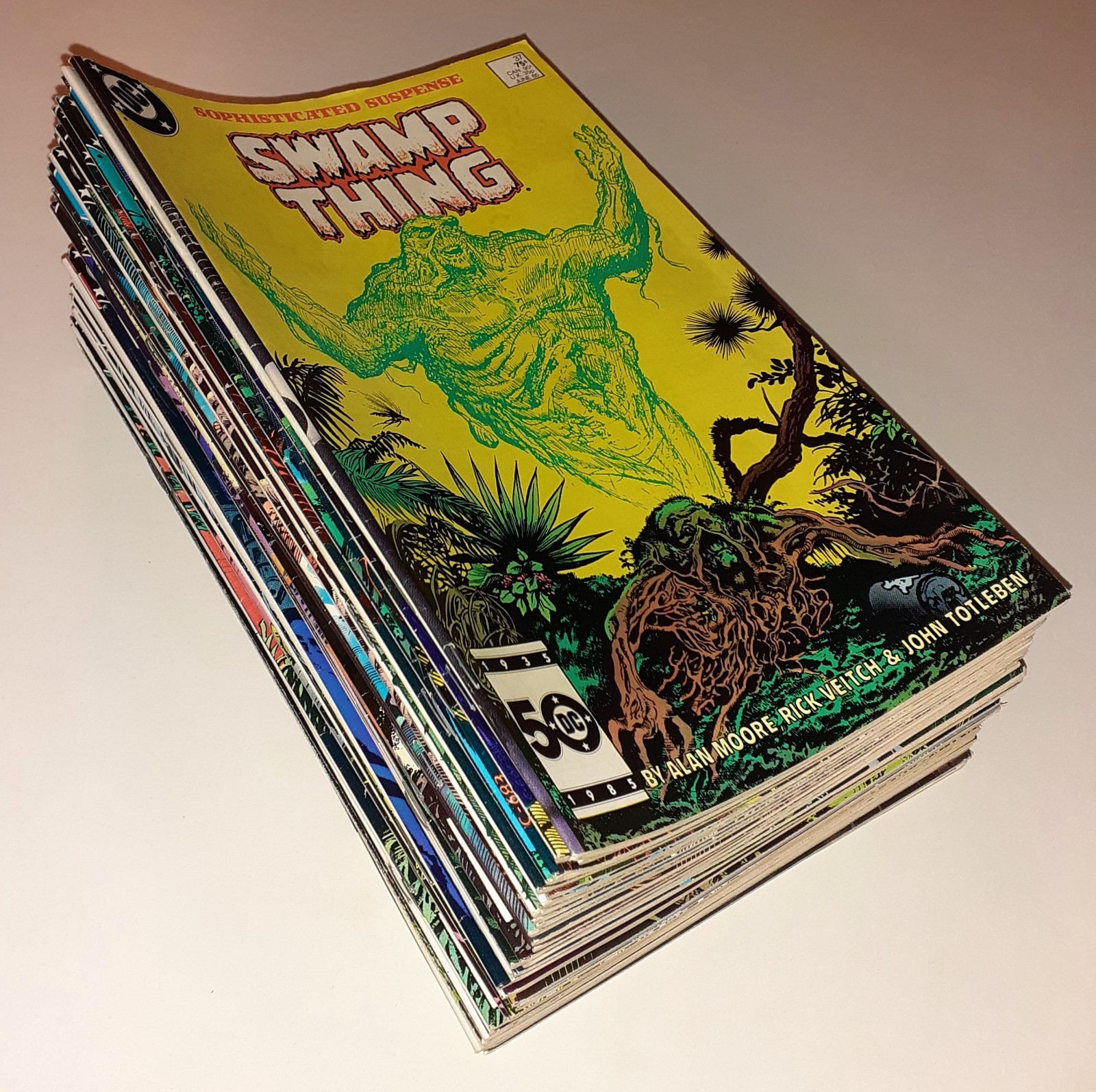 43x Huge SWAMP THING no.20-64 lot DC 1984 ALAN MOORE inc 37 1st JOHN CONSTANTINE