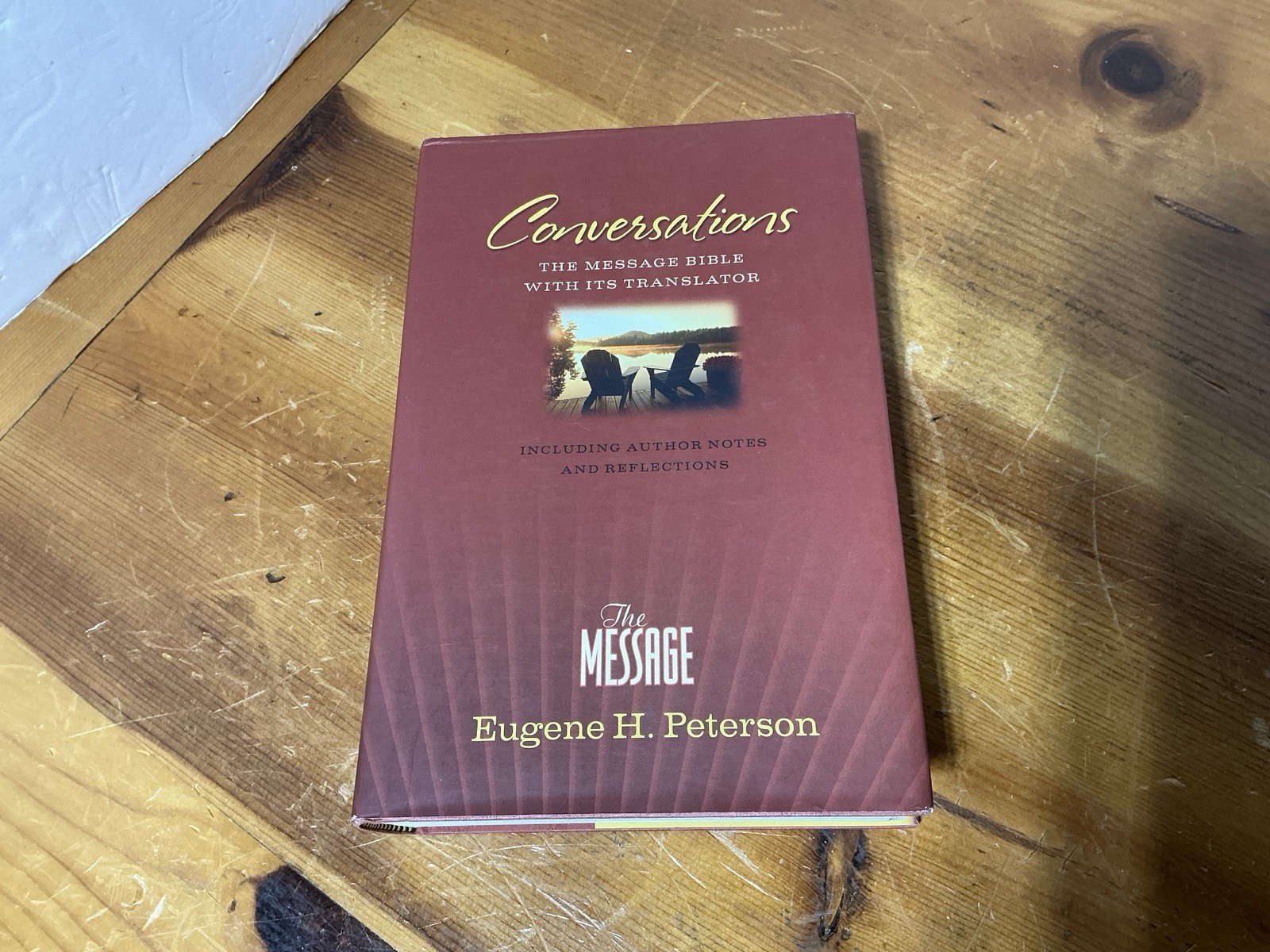 Conversations The Message Bible With Its Translator EUGENE H. PETERSON HC/DJ