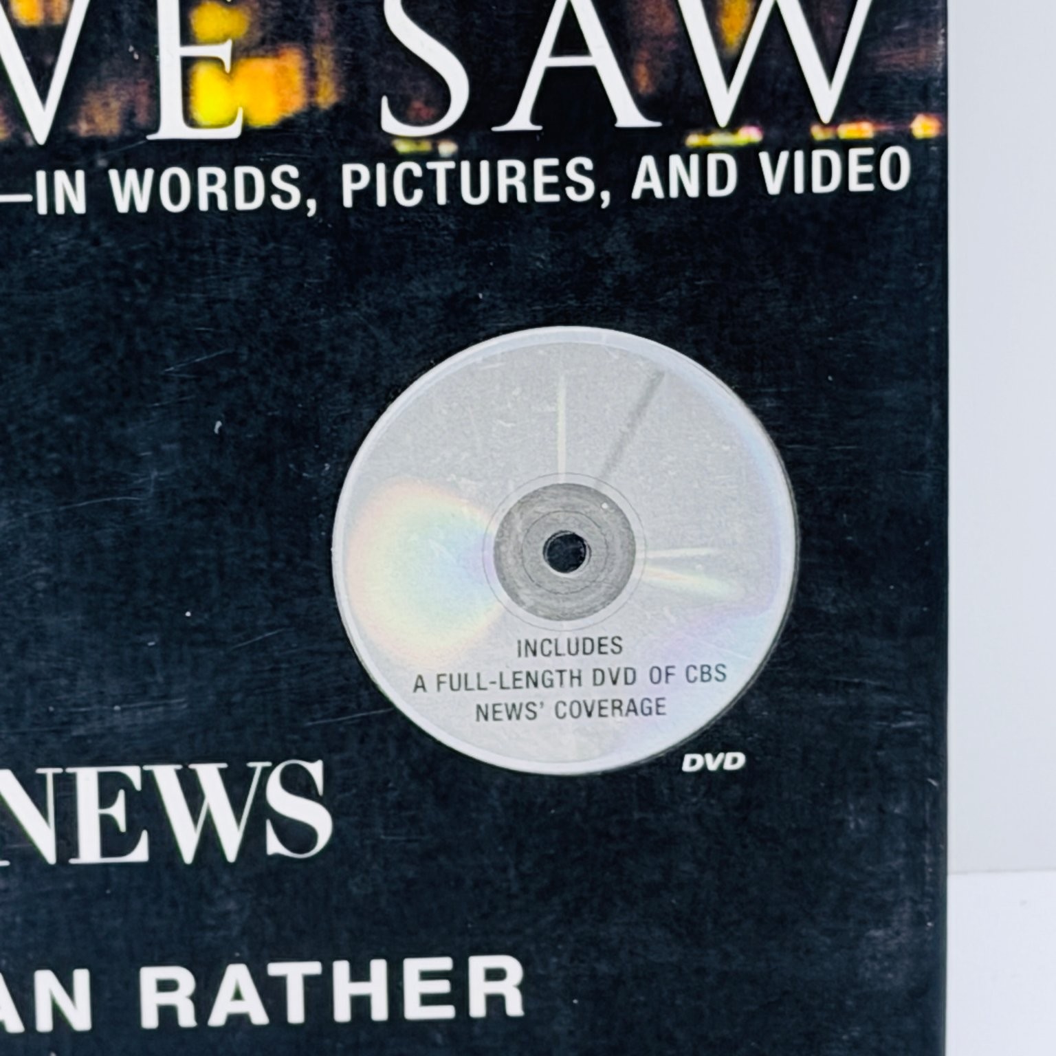 What We Saw CBS News 2002 First Edition DVD September 11 9/11 Simon & Schuster