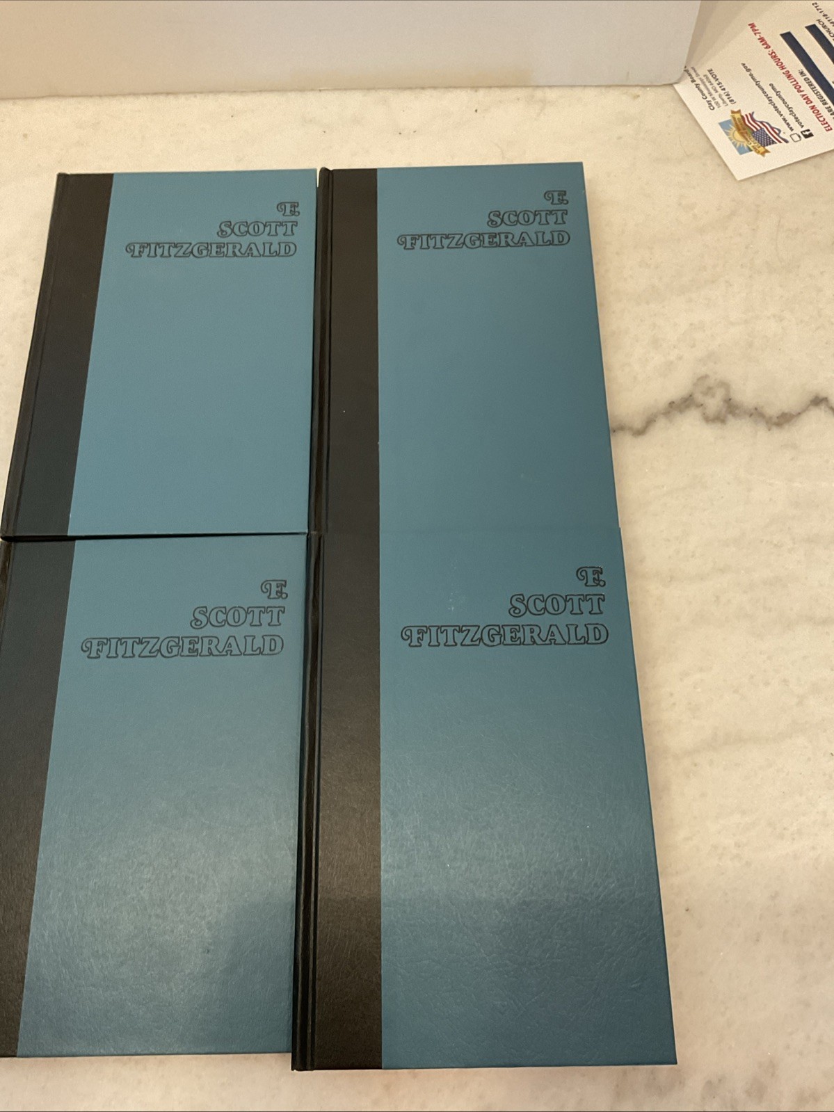 Vintage F. Scott Fitzgerald Hardcover Book Set Scribners 4 Volumes