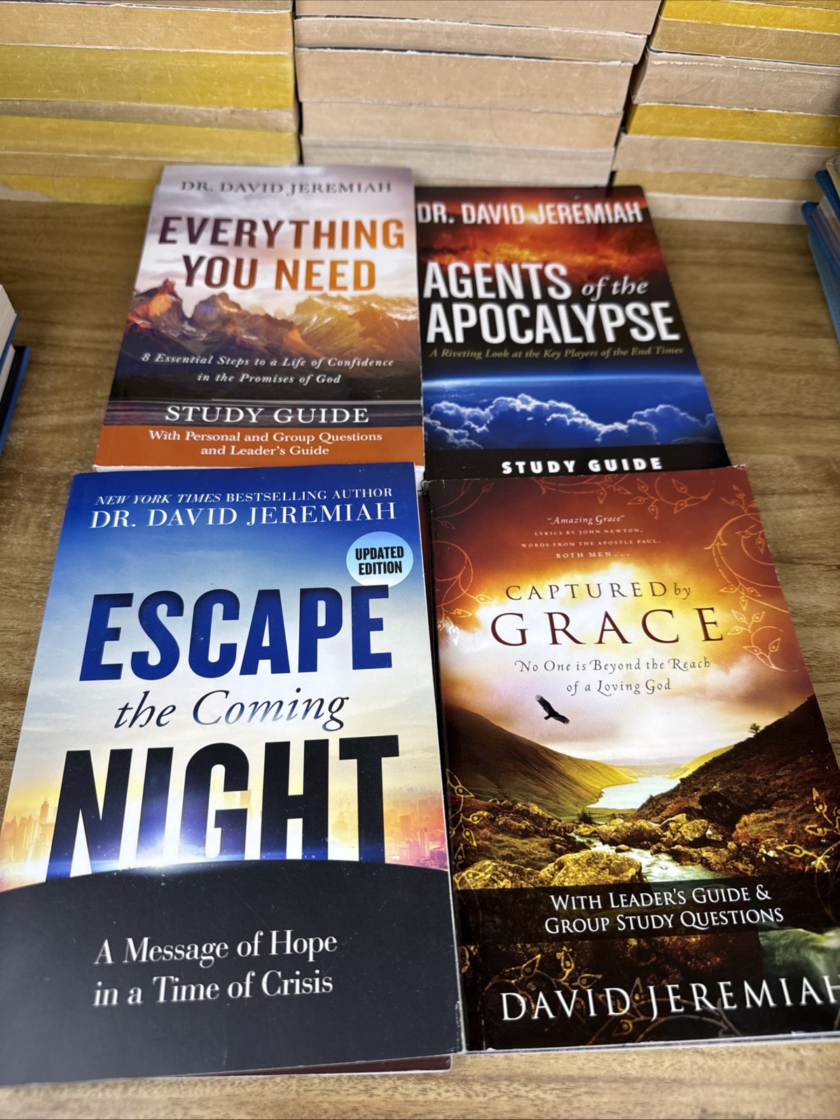 Lot of 14 Dr. David Jeremiah Books Including Study Guides TPB Turning Point