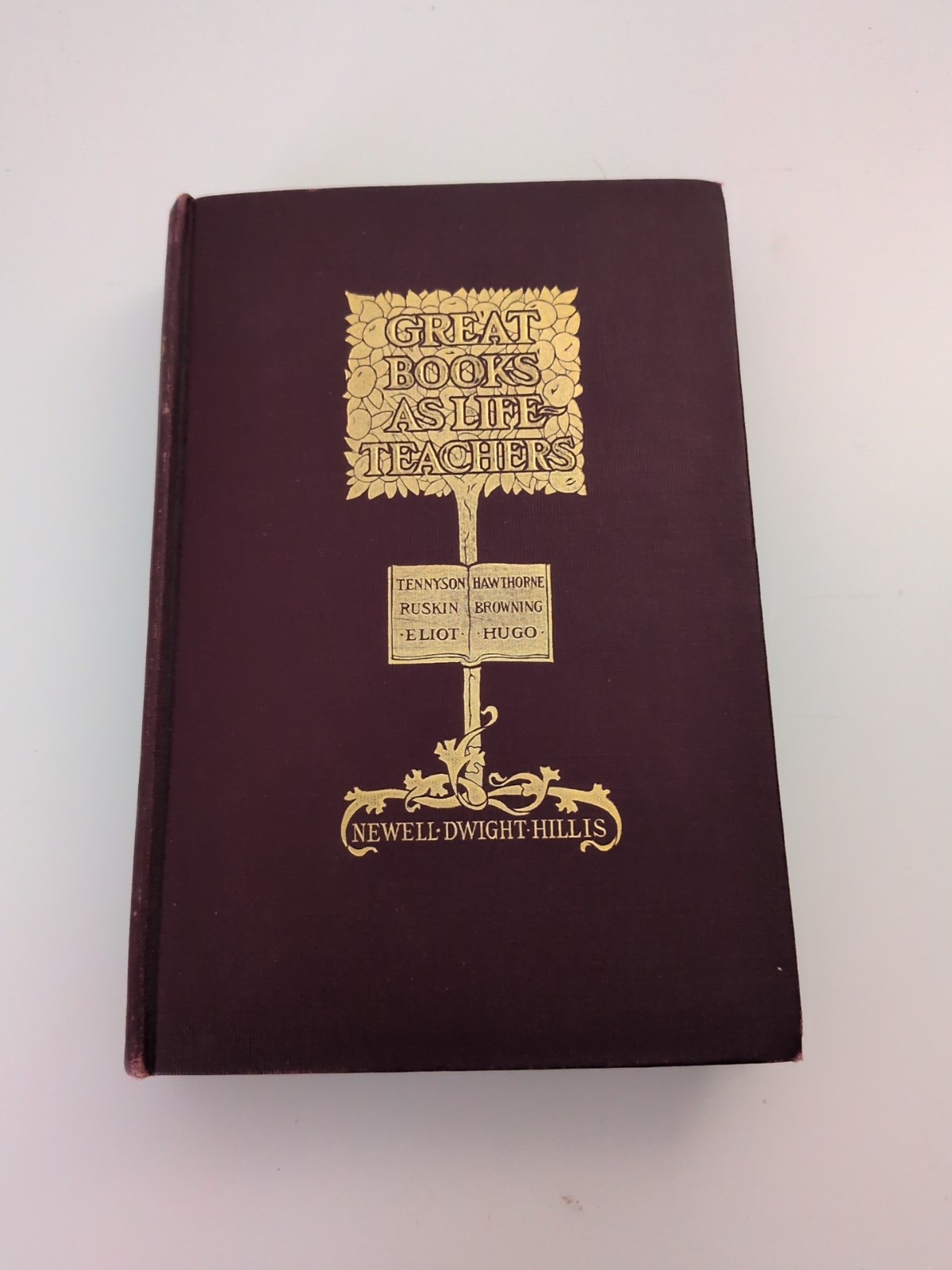 1899 Victorian Moral Essays “Great Books as Life-Teachers” N. Hillis (Hardcover)