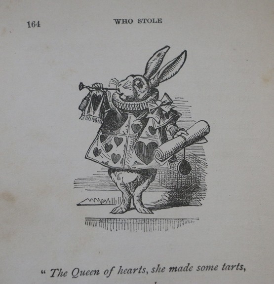 Scarce Antique Alice’s Adventures in Wonderland, Illust John Tenniel, 1893