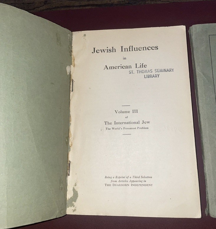 RARE ORIGINAL The International Jew 4 Volume Complete Set 1920s HENRY FORD