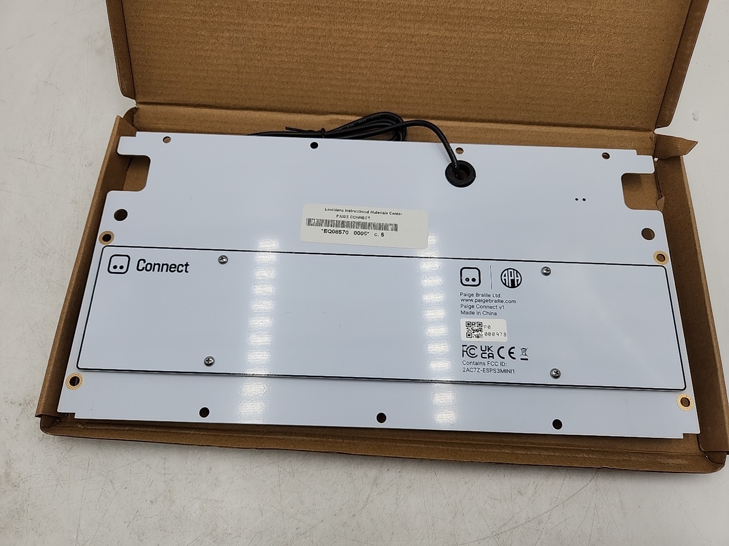 NEW Paige Connect Braille for Everyone From The Kitchen to the Classroom