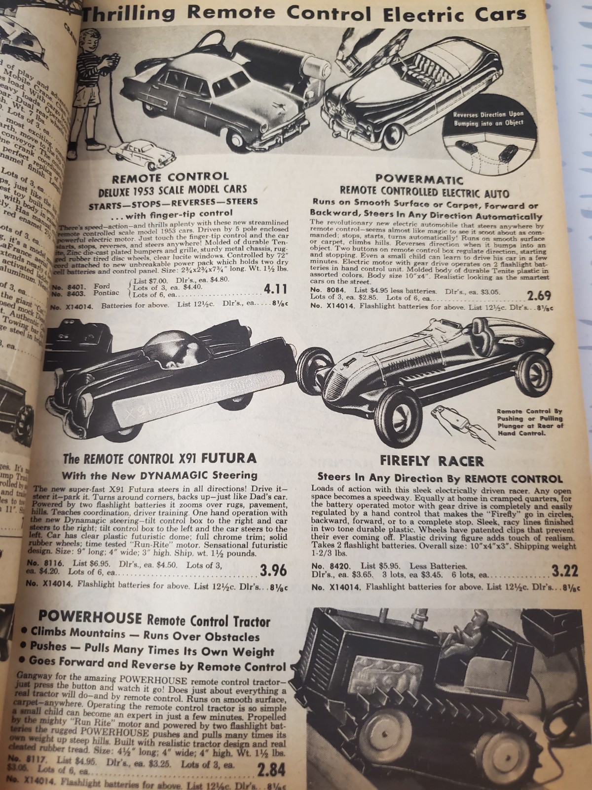 1953 Harrison Wholesale Company Special Holiday Catalog 200+ Pages Toys Trains