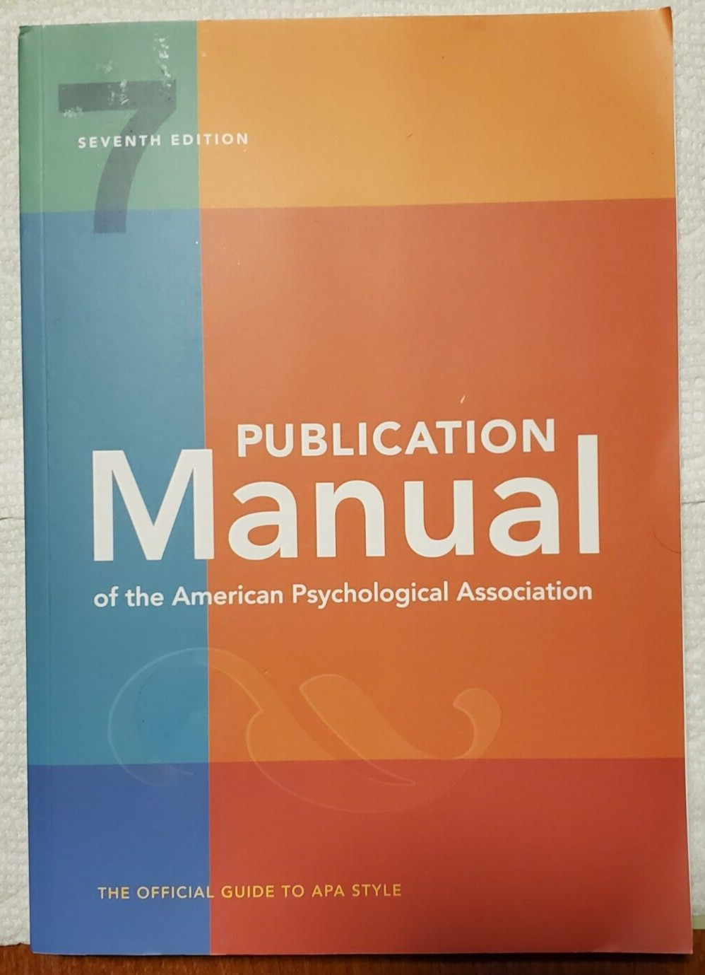 Publication Manual of the American Psychological Association (2019, Hardcover)