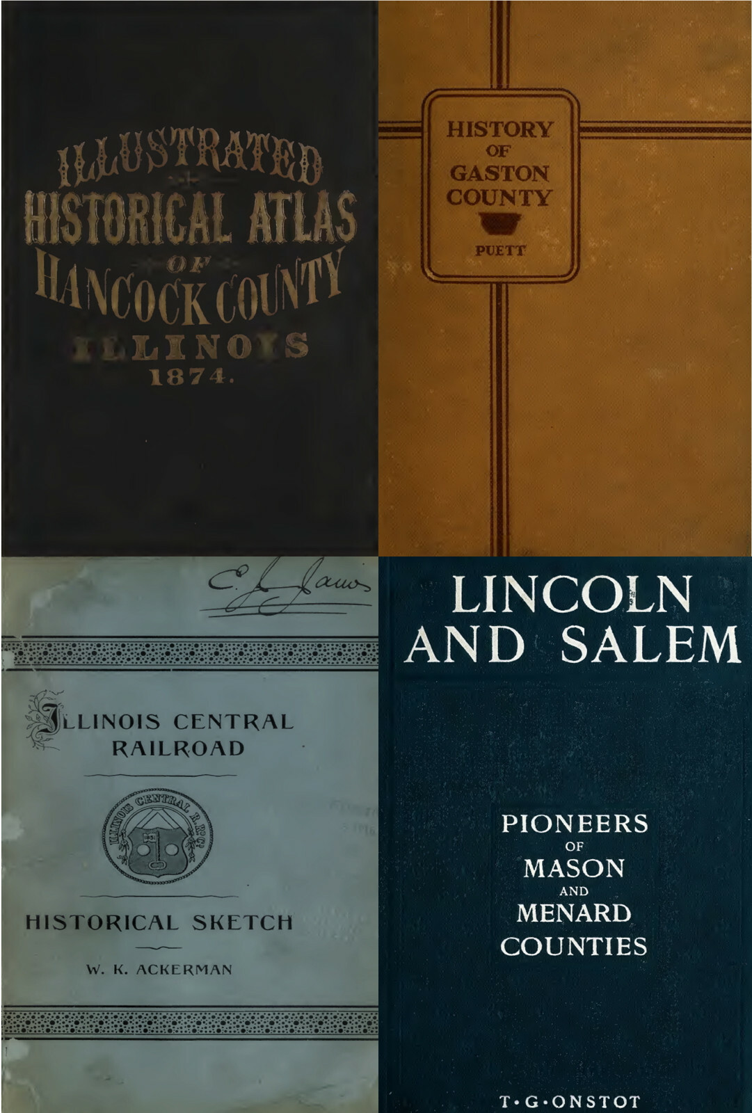 113 Old Books on Illinois History Genealogy Ancestry Family Records V.3 on USB
