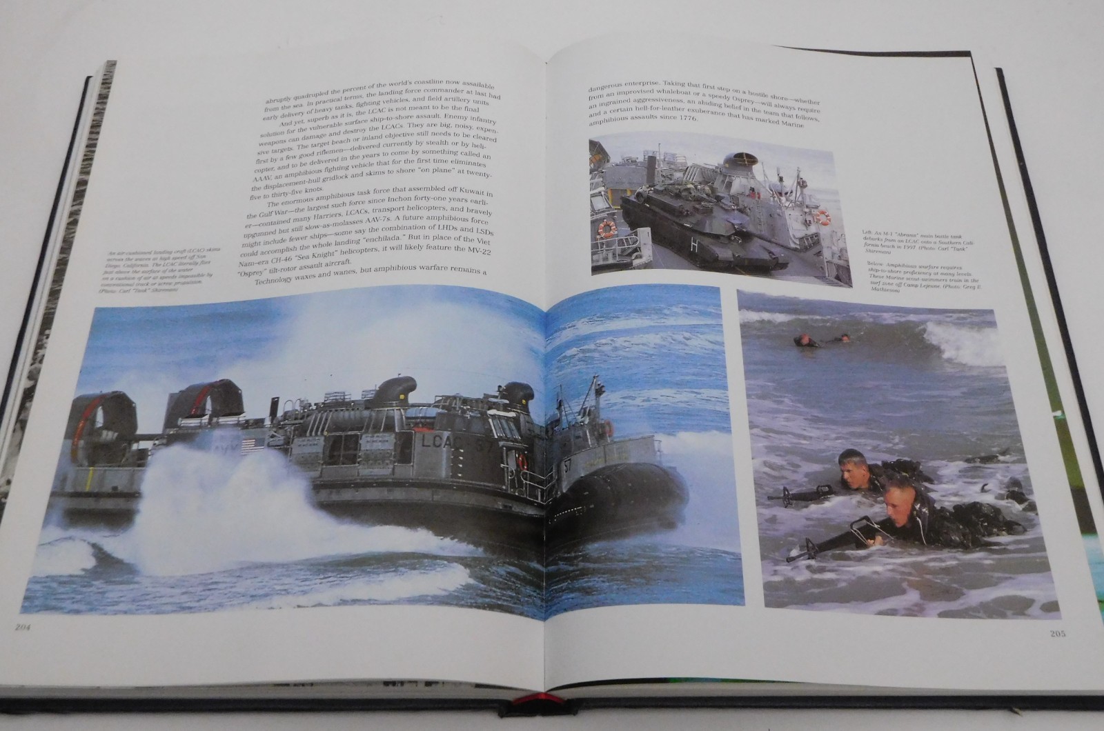 The Marines Hardcover Coffee Table Book USMC History 359 Pages Oversized