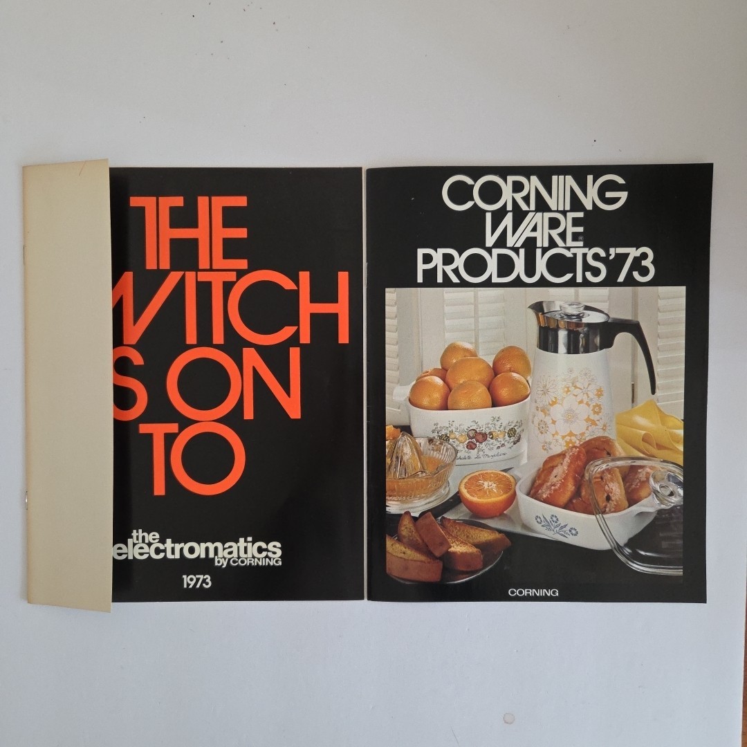 Corning Ware 1973 Sales Catalog Electromatics Lot Spice O’life Cornflower