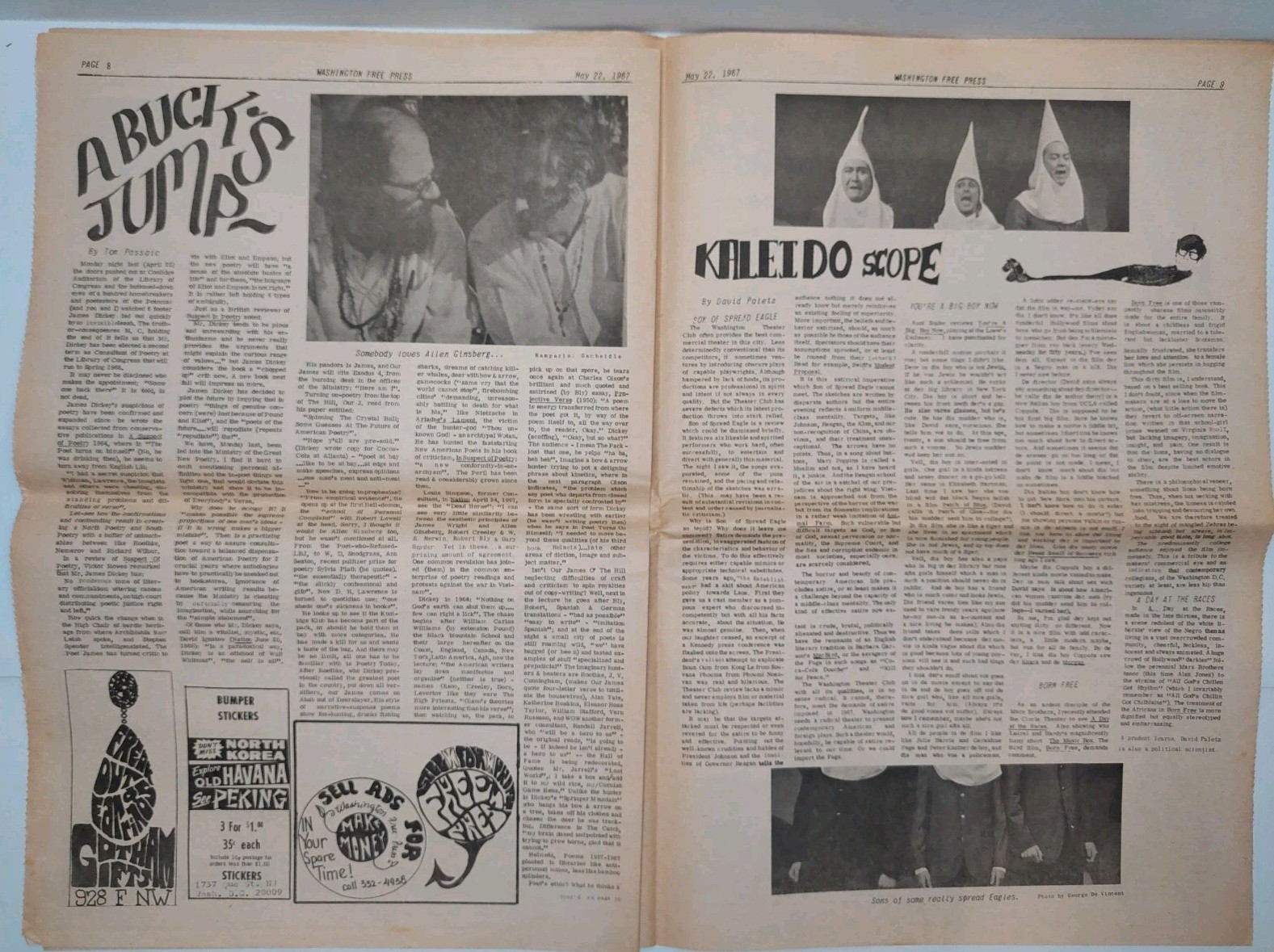 Washington Free Press Vol 2 No 7 May 22 1967 Muhammad Ali Black Power Bill Blum