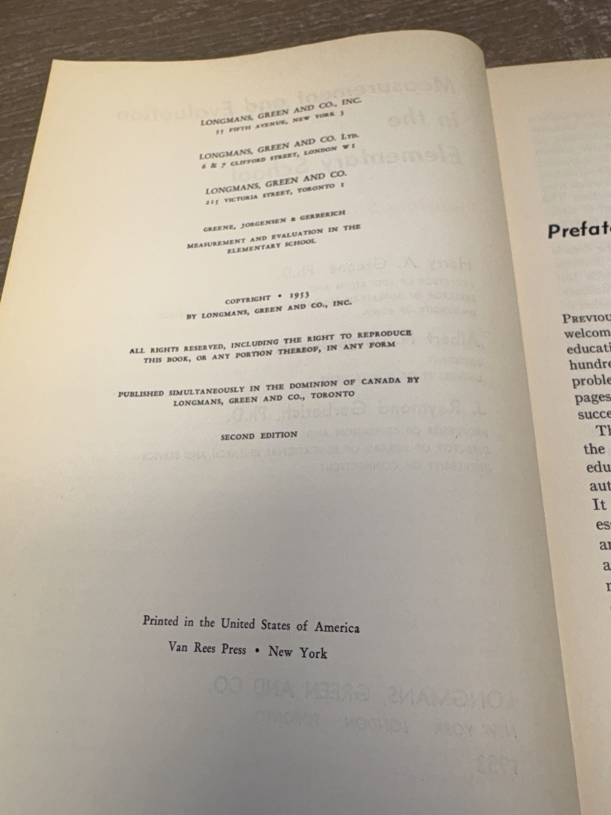 Measurement and Evaluation in the Elementary School 1953 HC Education Book