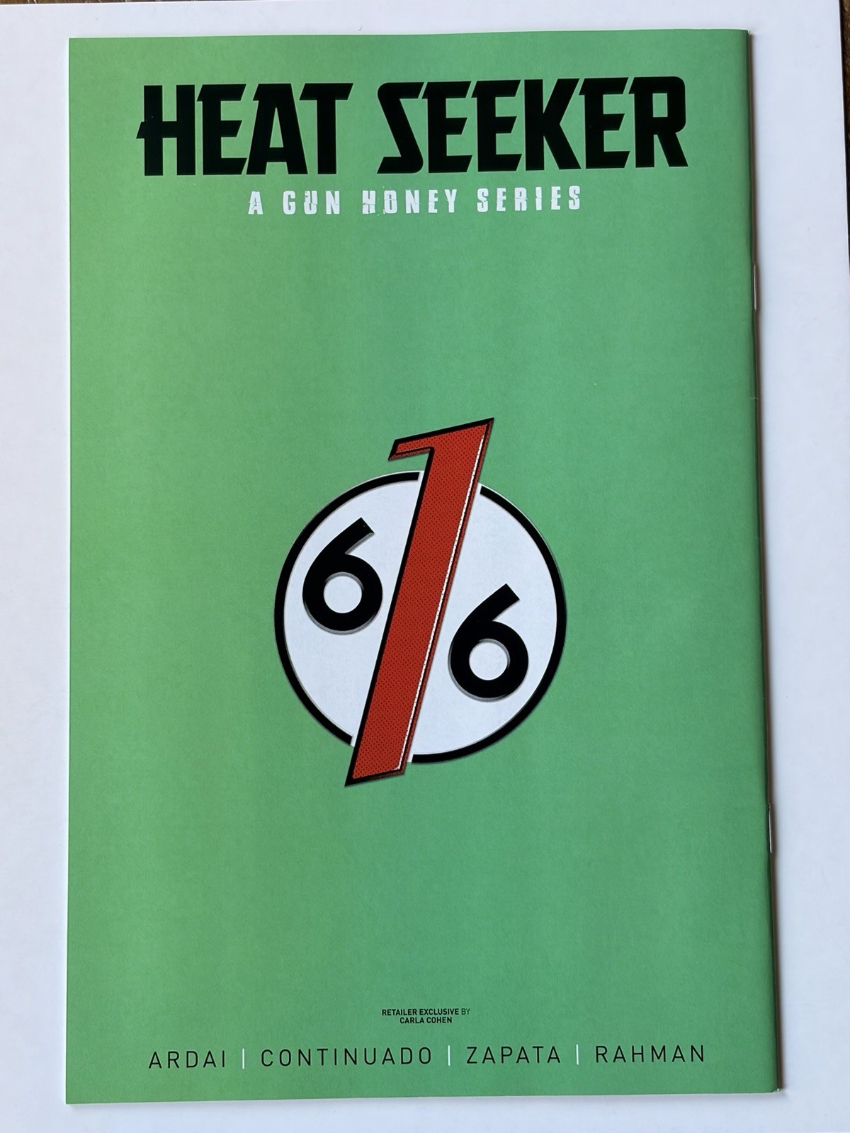 HEAT SEEKER GUN HONEY SERIES #4 CARLA COHEN Virgin Variant A LTD 500