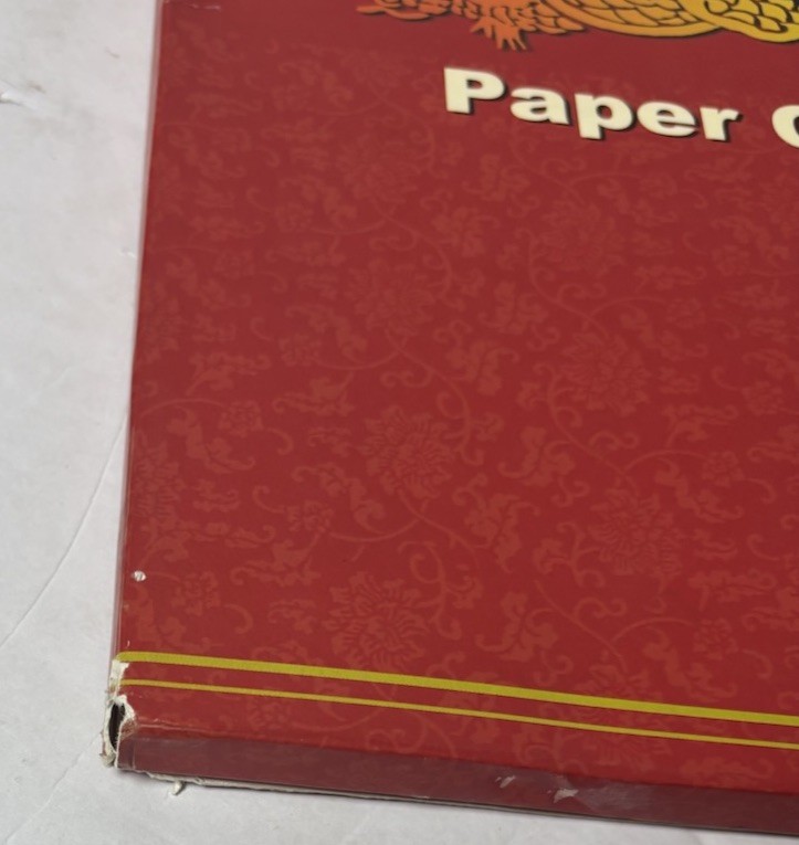 Paper Cut In China – Facial Make Up of Peking Opera HB Book w/ Slip Case