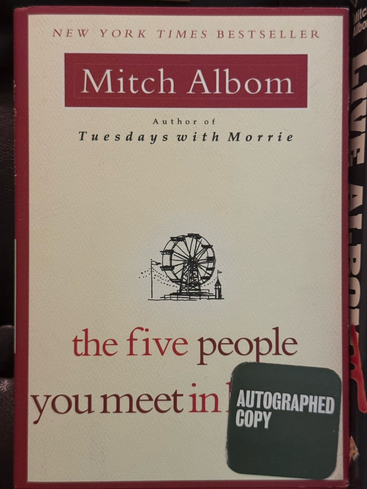 SIGNED Mitch Albom Lot of 5-Tuesdays Morrie, Five People, Time Keeper.. HC DJ VG