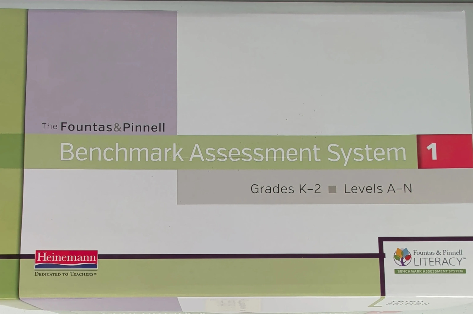 Benchmark Assessment System 1 3rd Paperback By Irene Fountas and Gay Su Pinnell