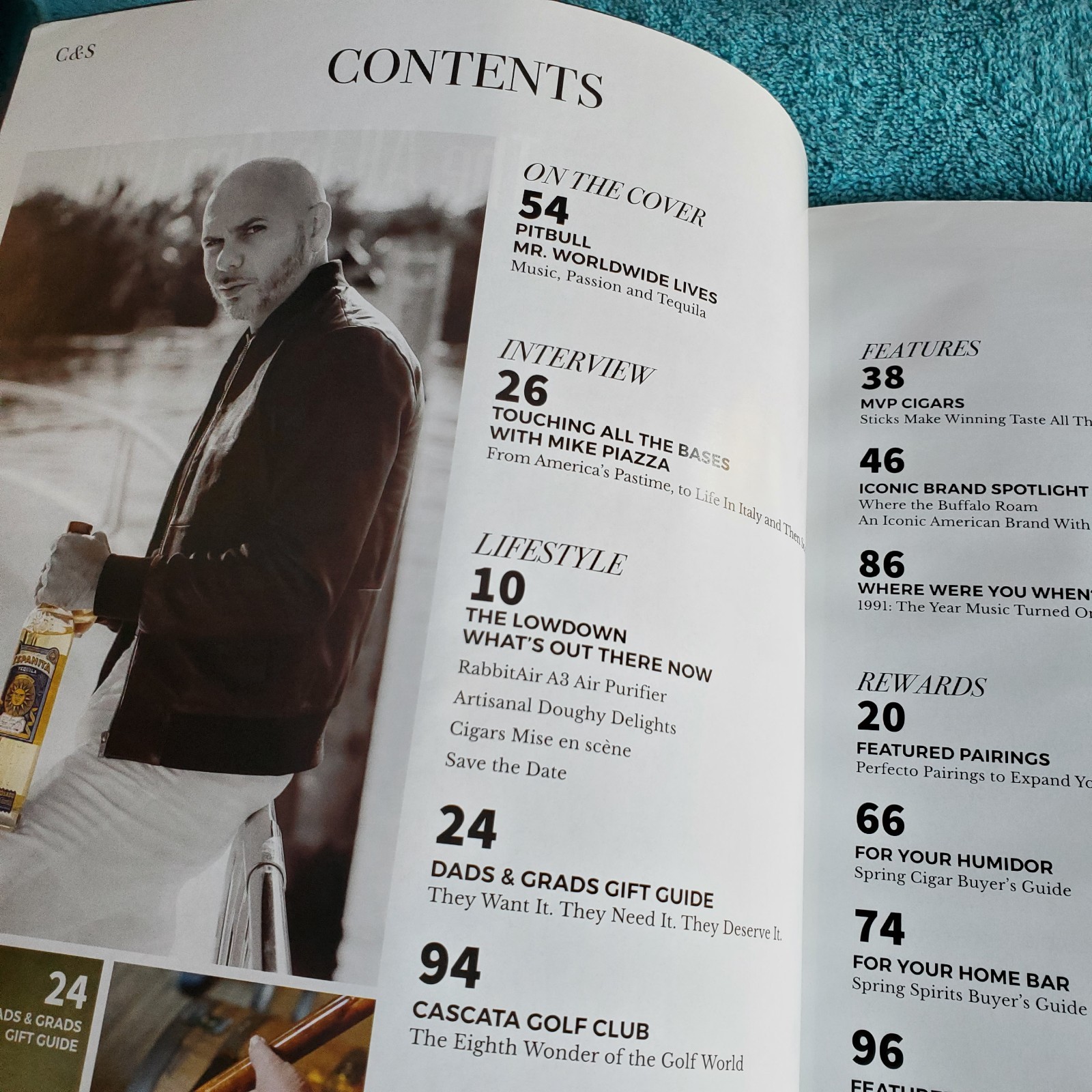 PITBULL Mr. Worldwide 2021 CIGAR & SPIRITS Magazine~Music, Passion & Tequila