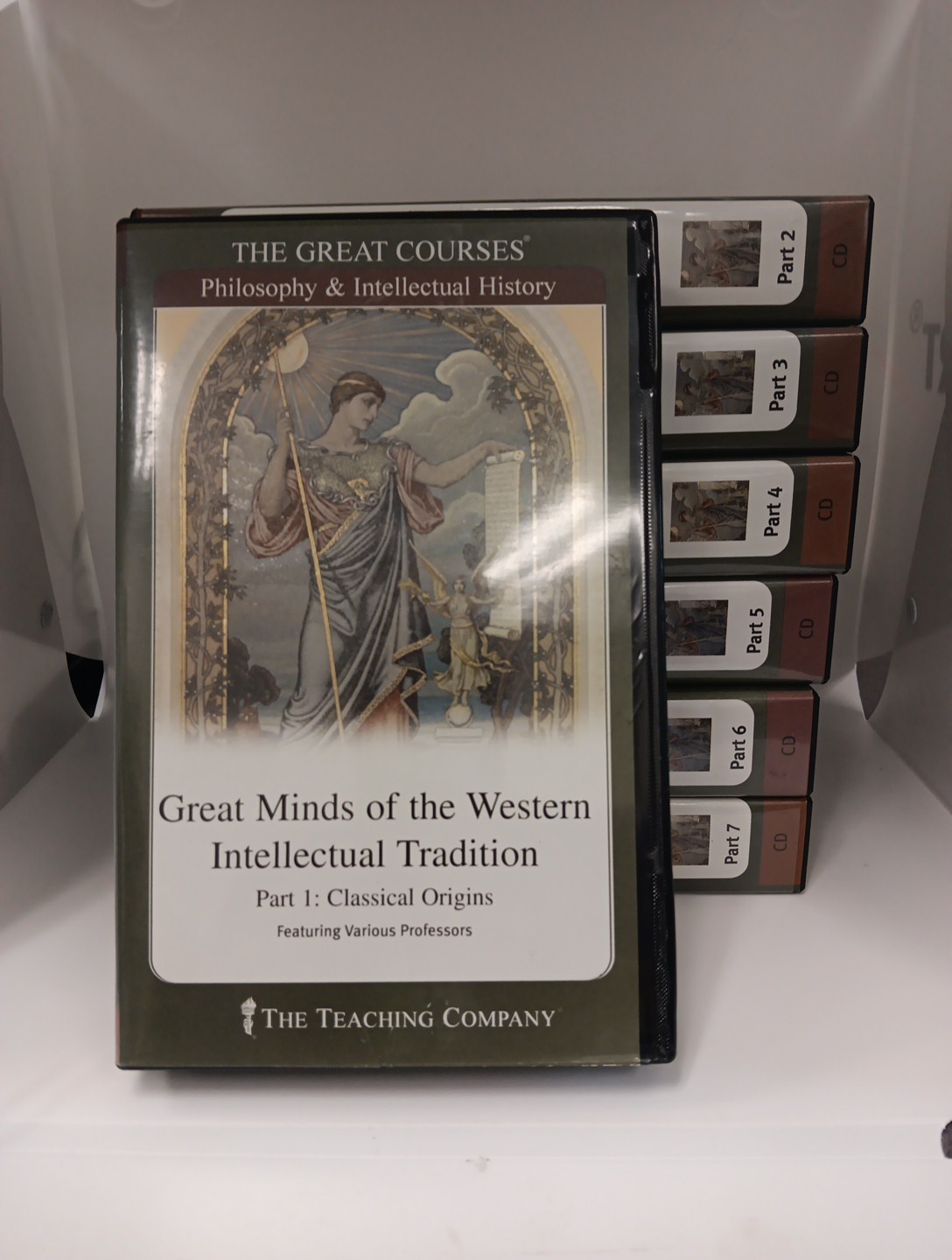 Great Courses Great Minds Of The Western Intellectual Tradition 1-7 Audio CDs