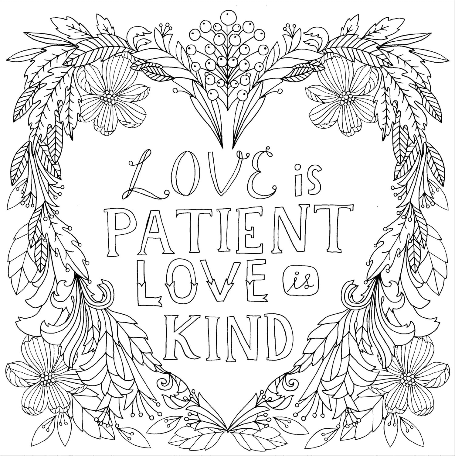 Inspirational Coloring Book for Adults 31 Pages Thick Paper Relaxing Artwork