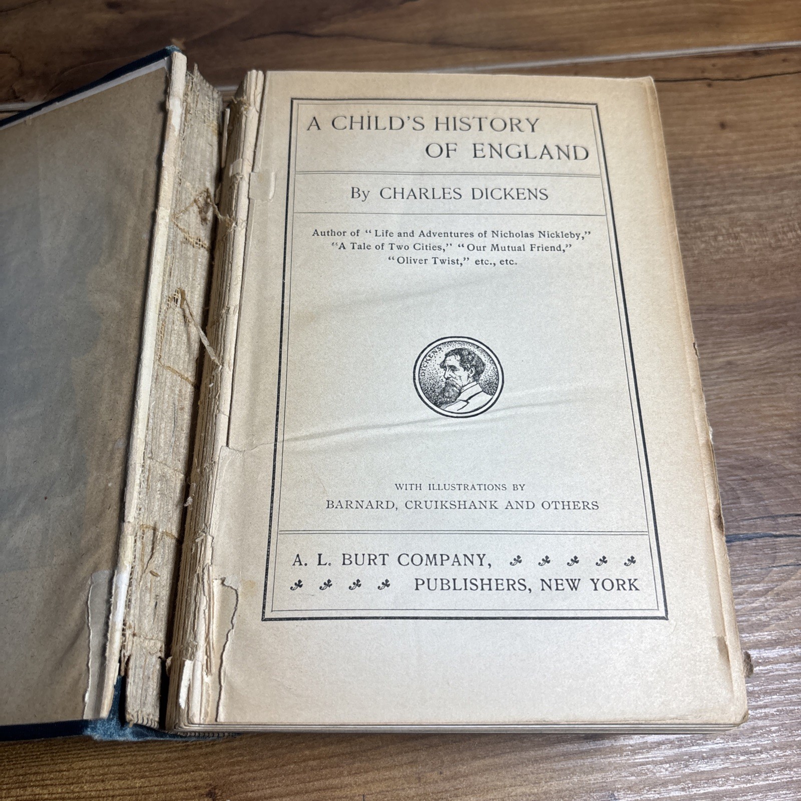 Charles Dickens’ Works A.L. Burt 7 Volumes