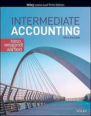 Intermediate Accounting – Loose Leaf, by Kieso Donald E.; Weygandt – Acceptable